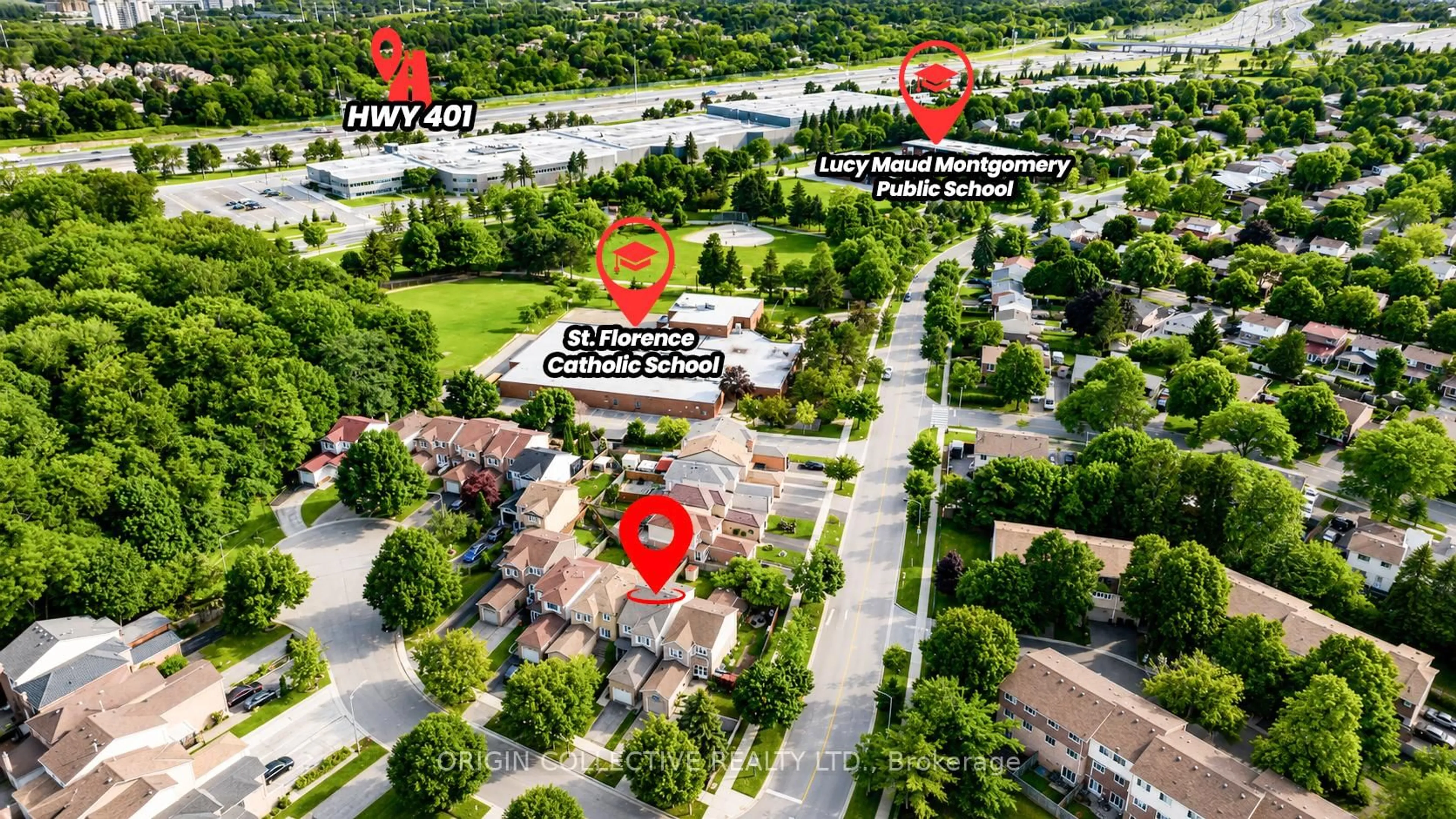 A pic from outside/outdoor area/front of a property/back of a property/a pic from drone, street for 4 Usherwood Crt, Toronto Ontario M1B 3X3