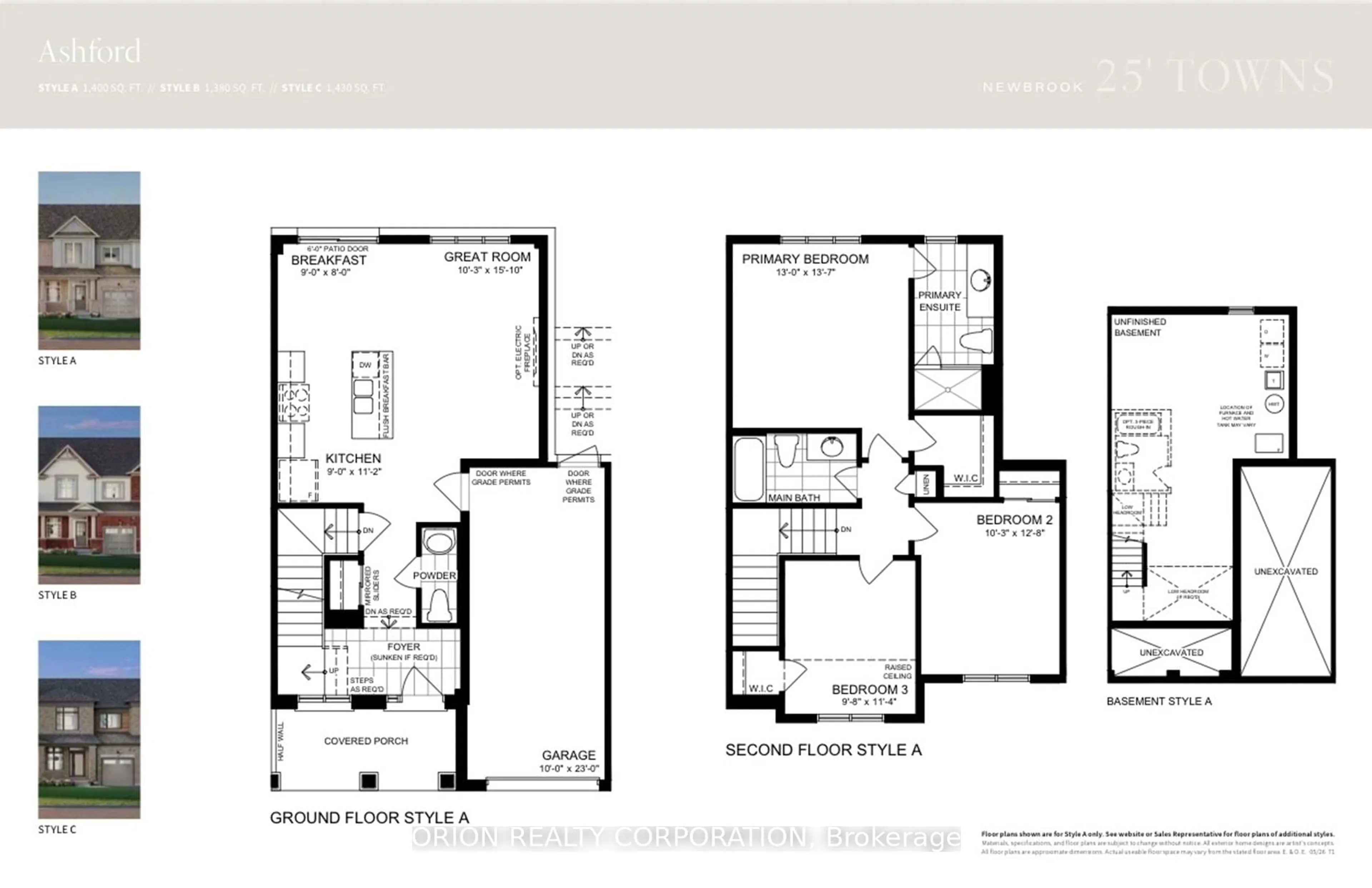 Floor plan for 138 Deline Cres, Clarington Ontario L1B 0T7