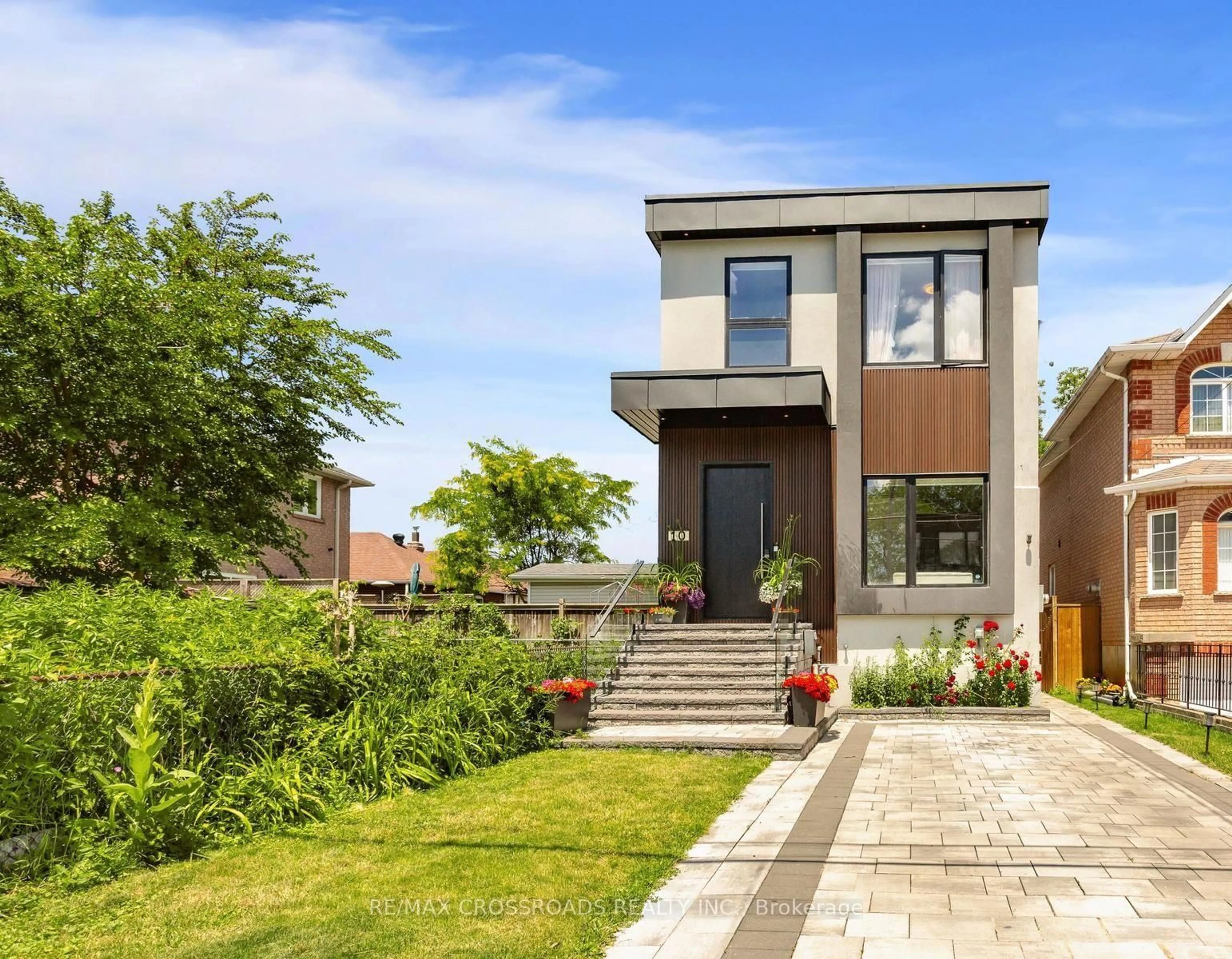 Home with brick exterior material, street for 10 Hamstead Ave #104330273, Toronto Ontario M4C 2S4