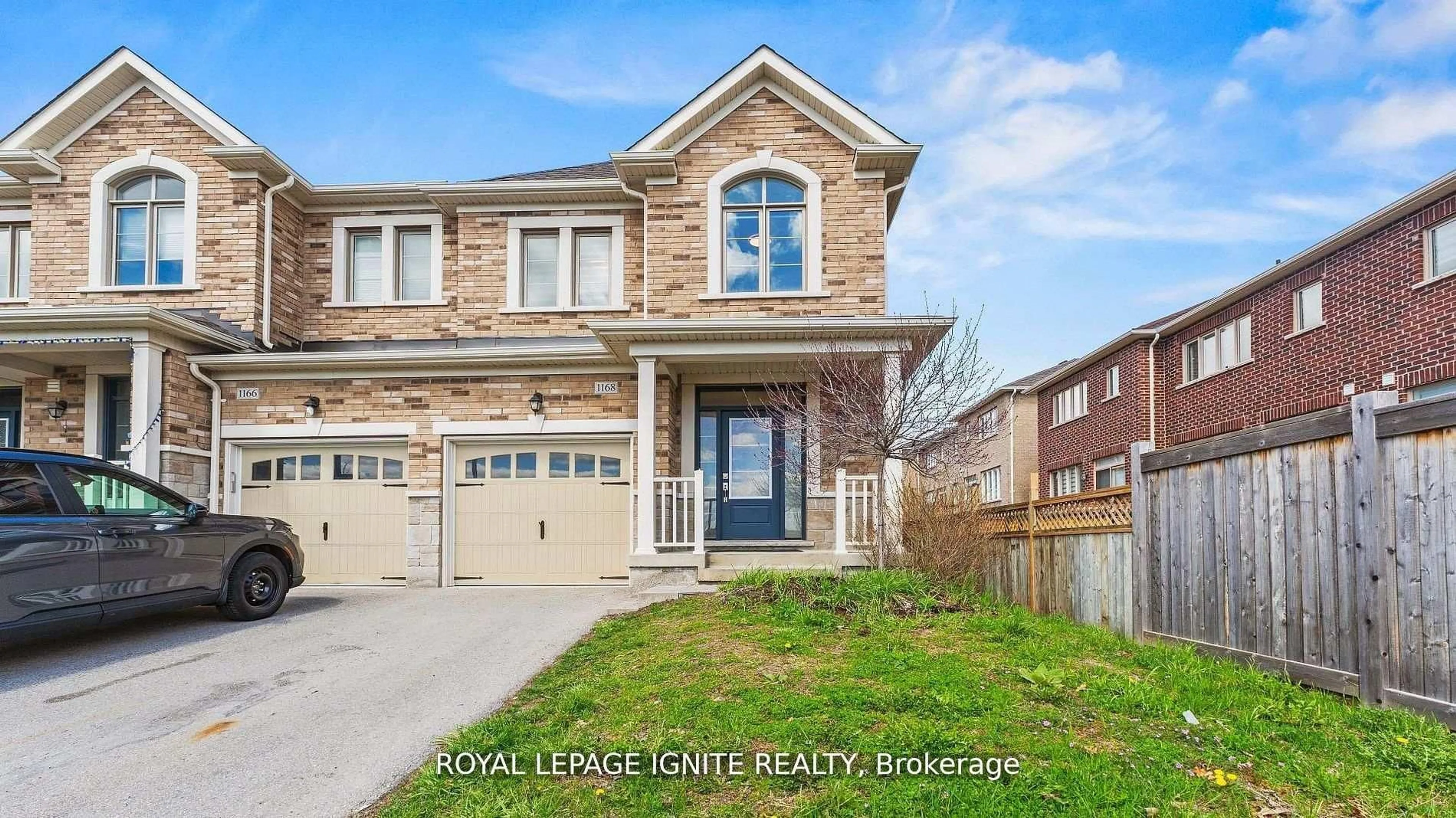 Home with brick exterior material, street for 1168 Drawstring Lane, Pickering Ontario L1X 0G7