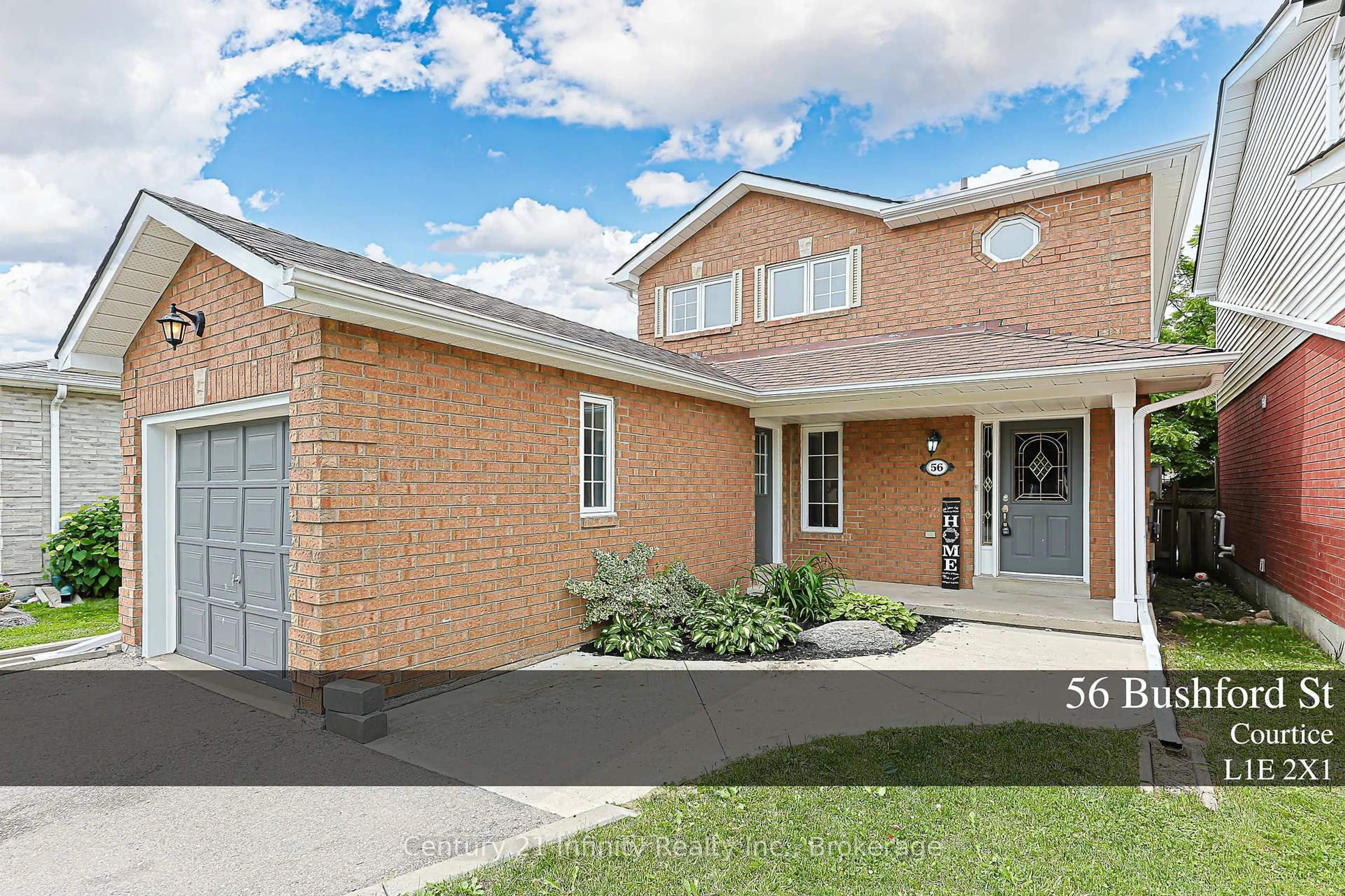 Home with brick exterior material, street for 56 Bushford St, Clarington Ontario L1E 2X1