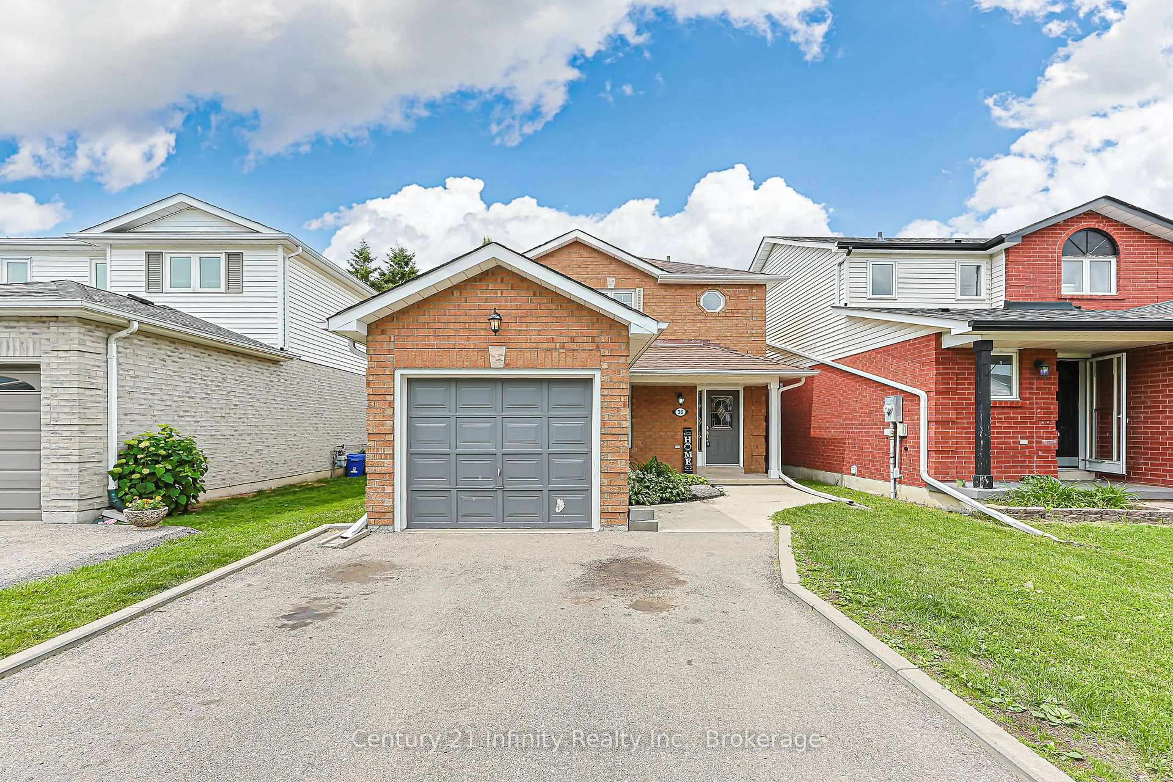 Home with brick exterior material, street for 56 Bushford St, Clarington Ontario L1E 2X1