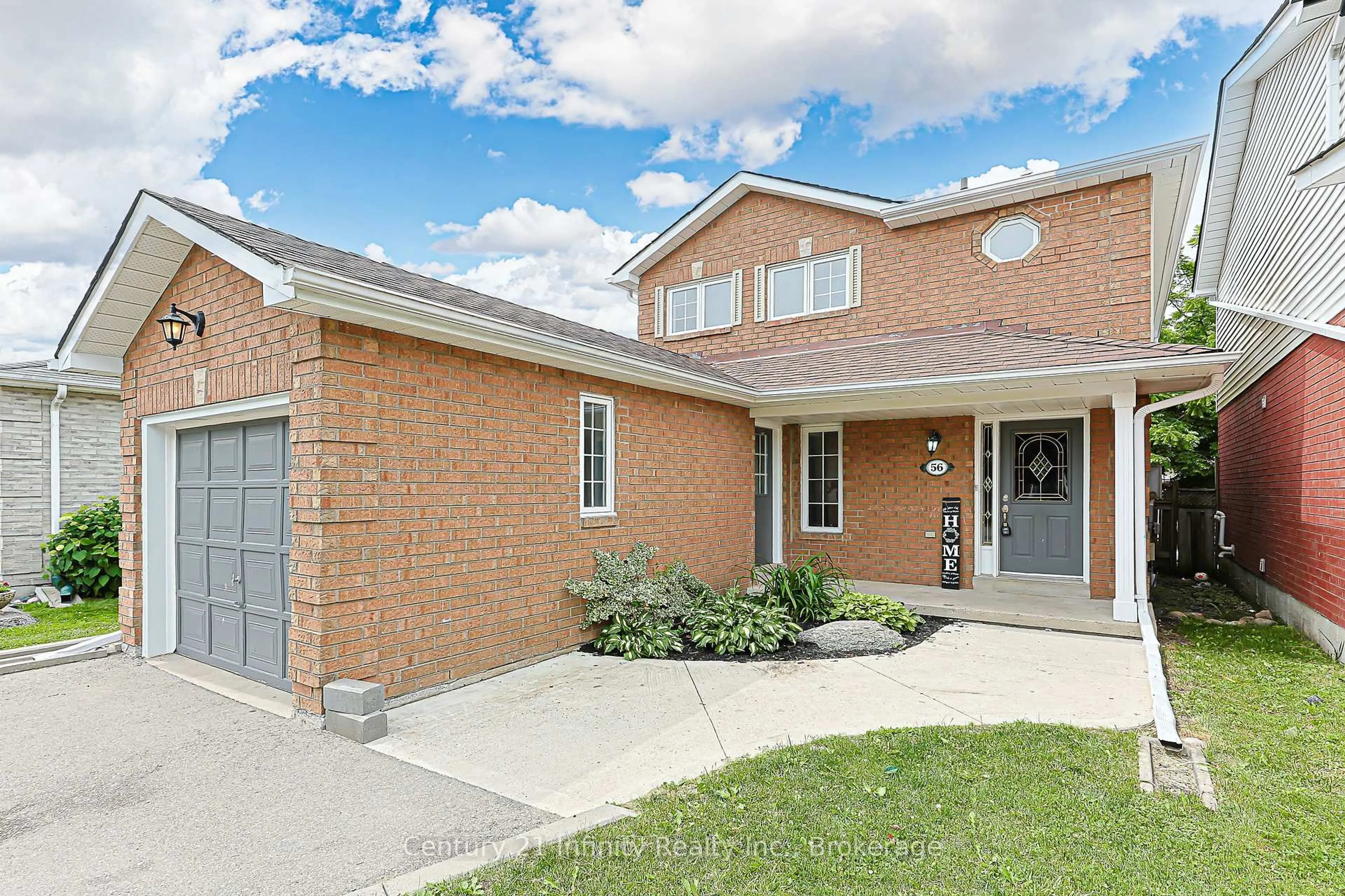 Home with brick exterior material, street for 56 Bushford St, Clarington Ontario L1E 2X1