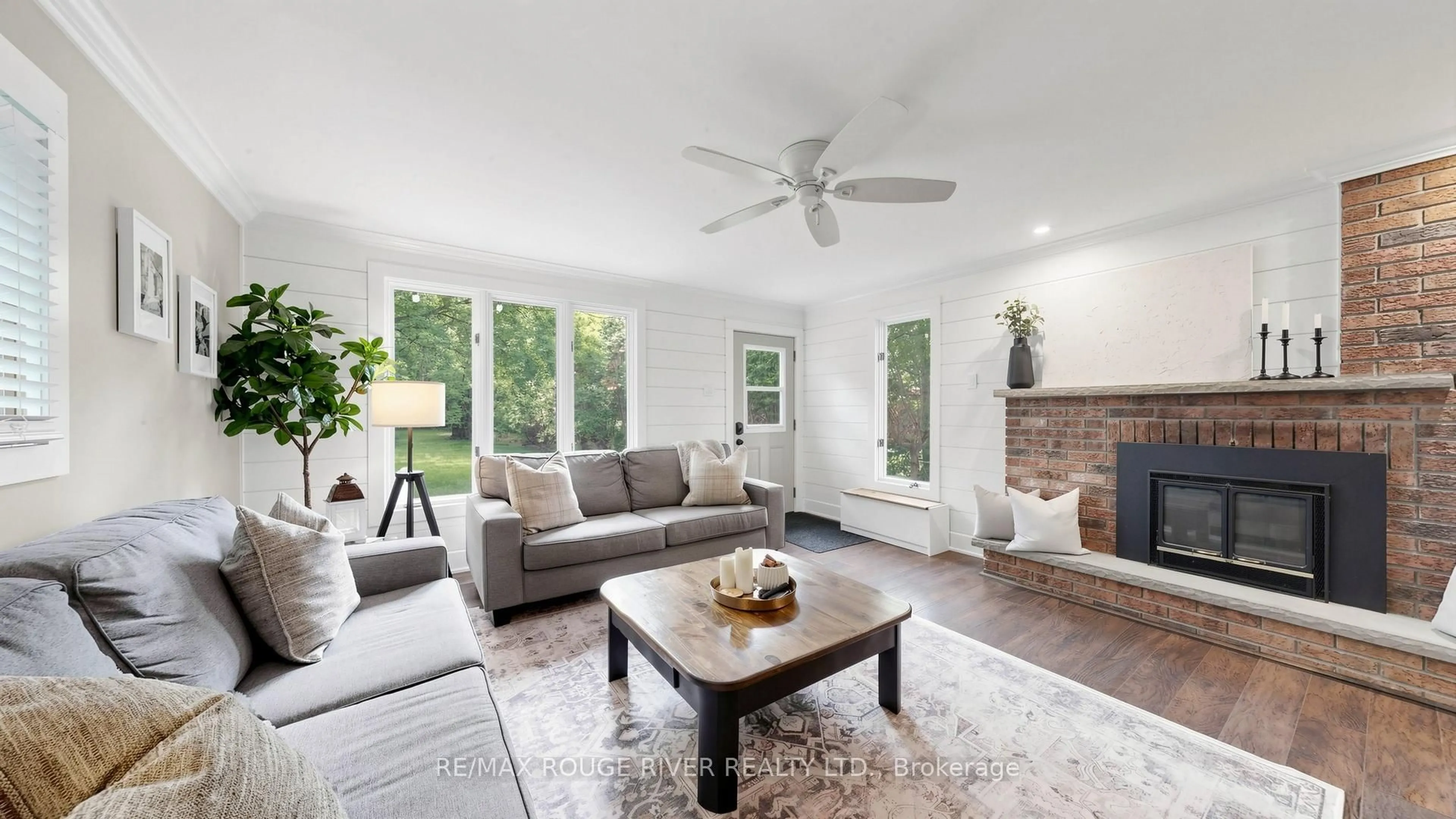 Living room with furniture, unknown for 2385 Sixth Concession Rd, Pickering Ontario L1X 0J3