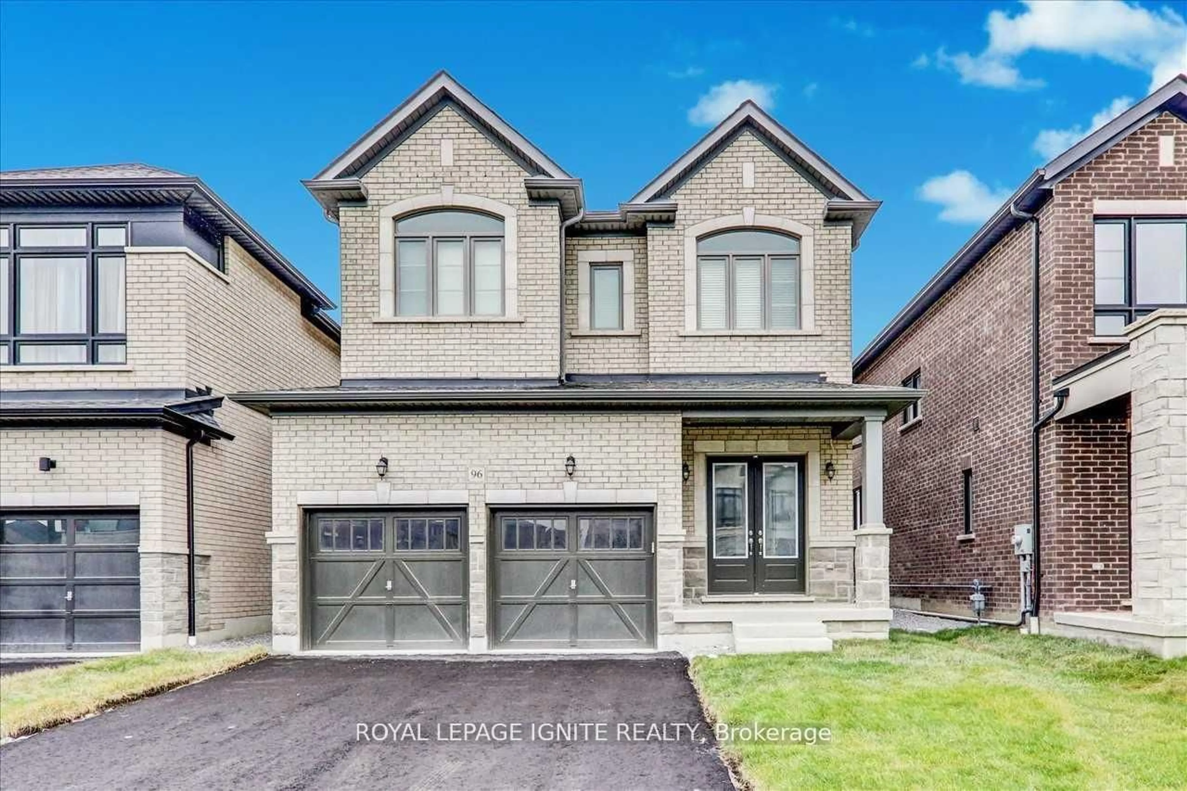 Home with brick exterior material, street for 96 Closson Dr, Whitby Ontario L1P 0M8