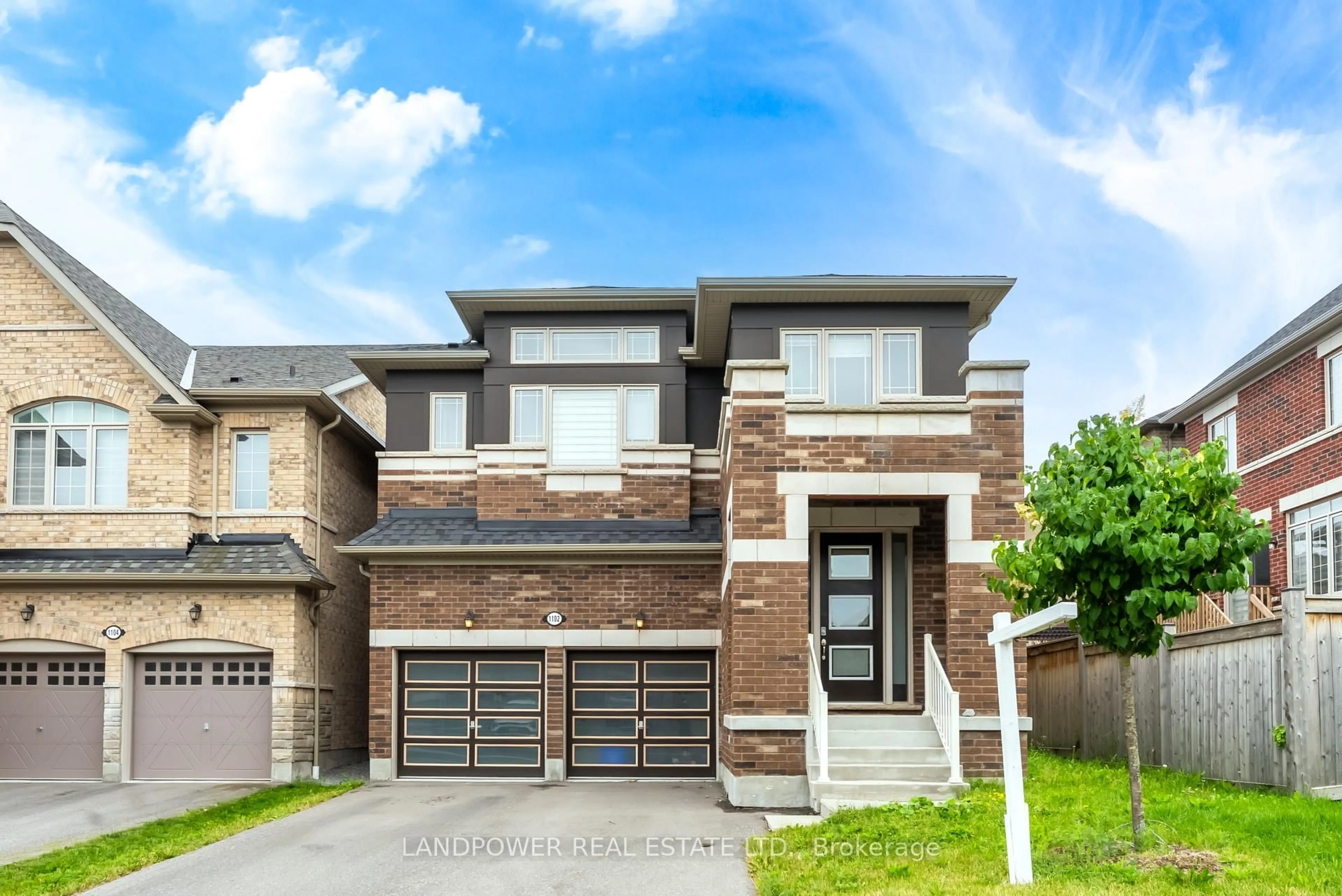 Home with brick exterior material, street for 1102 Sepia Sq, Pickering Ontario L1X 0H1