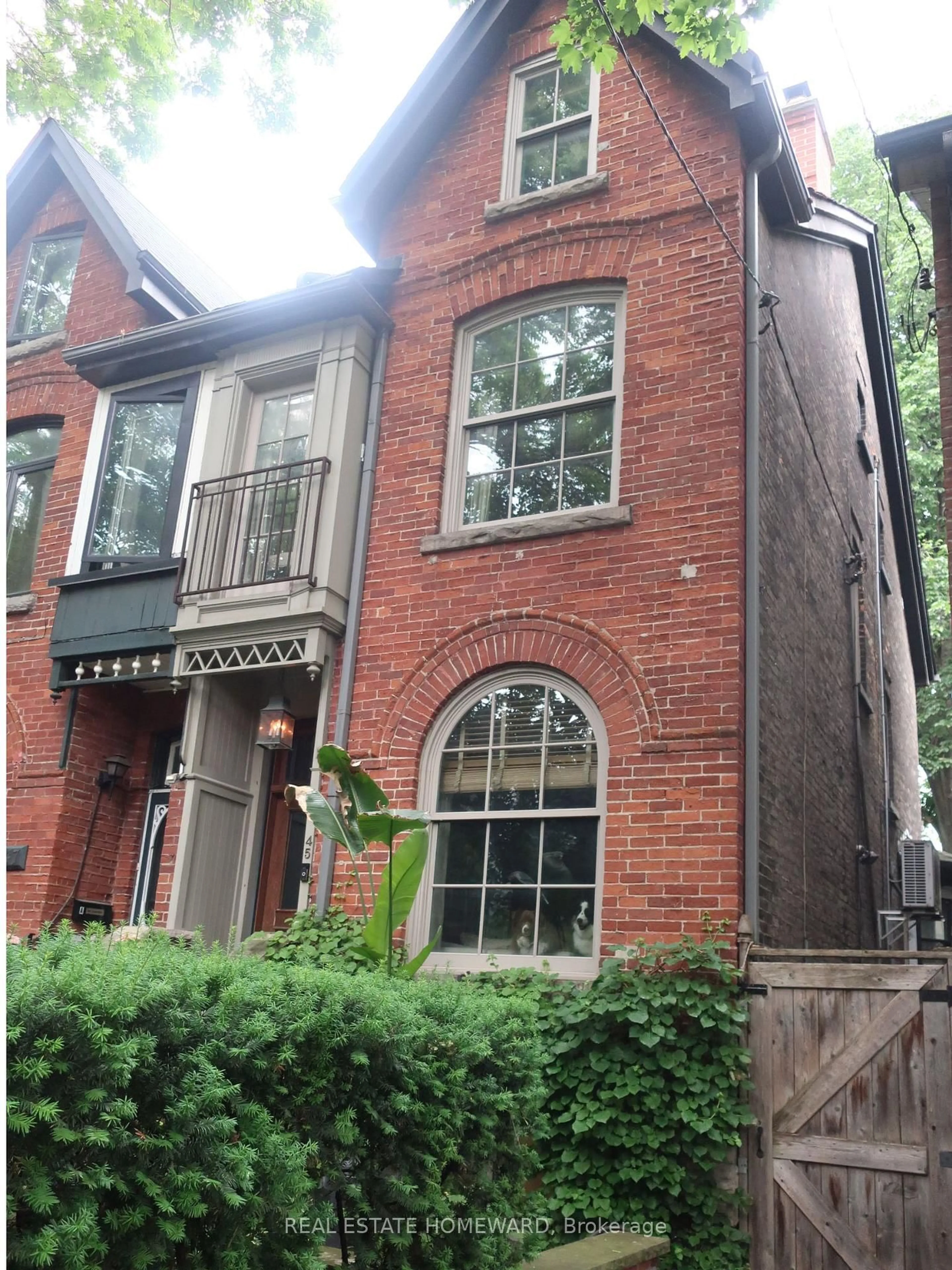 Home with brick exterior material, street for 45 Grant St, Toronto Ontario M4M 2H6