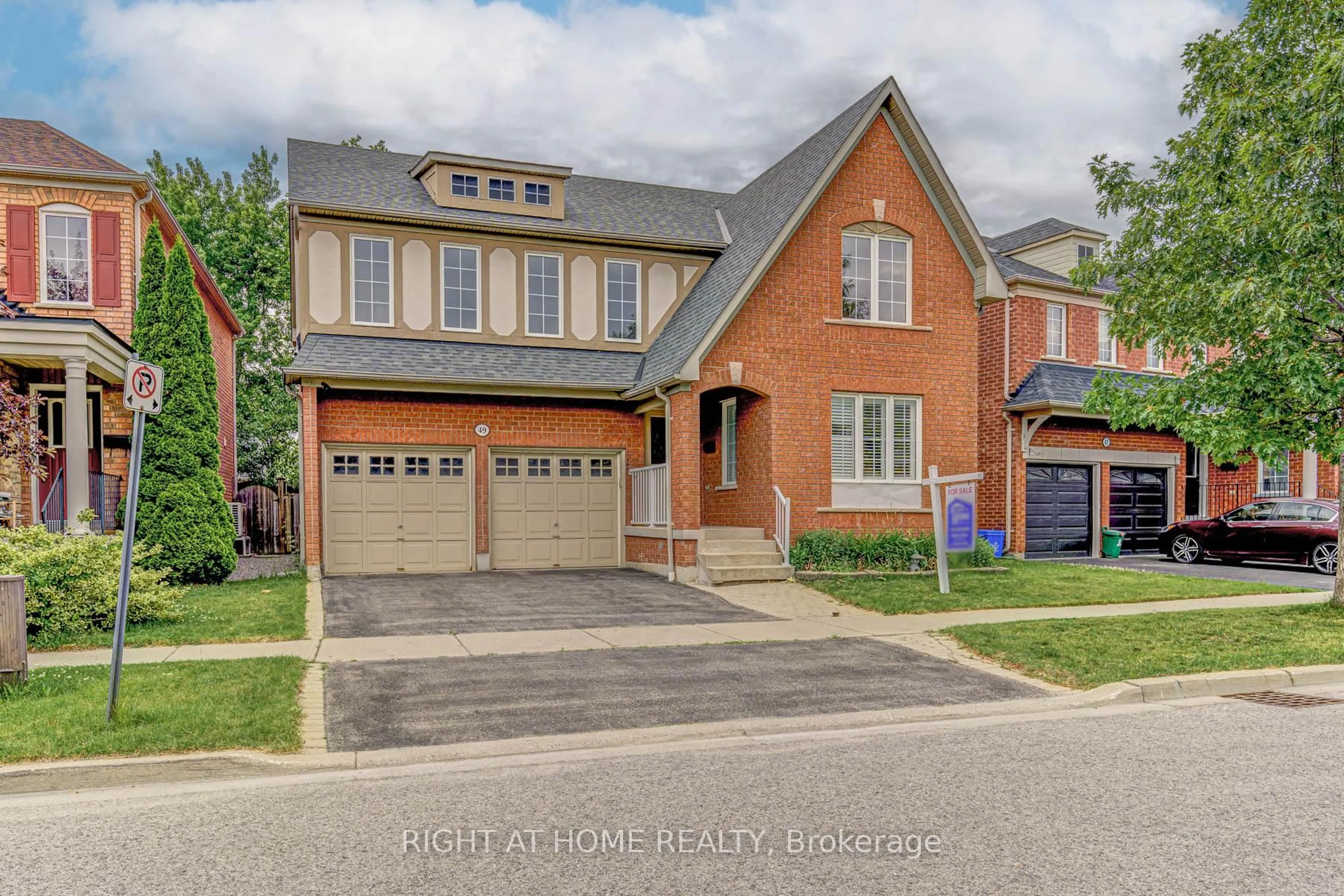 Home with brick exterior material, street for 49 Bradbury Cres, Ajax Ontario L1T 4G5