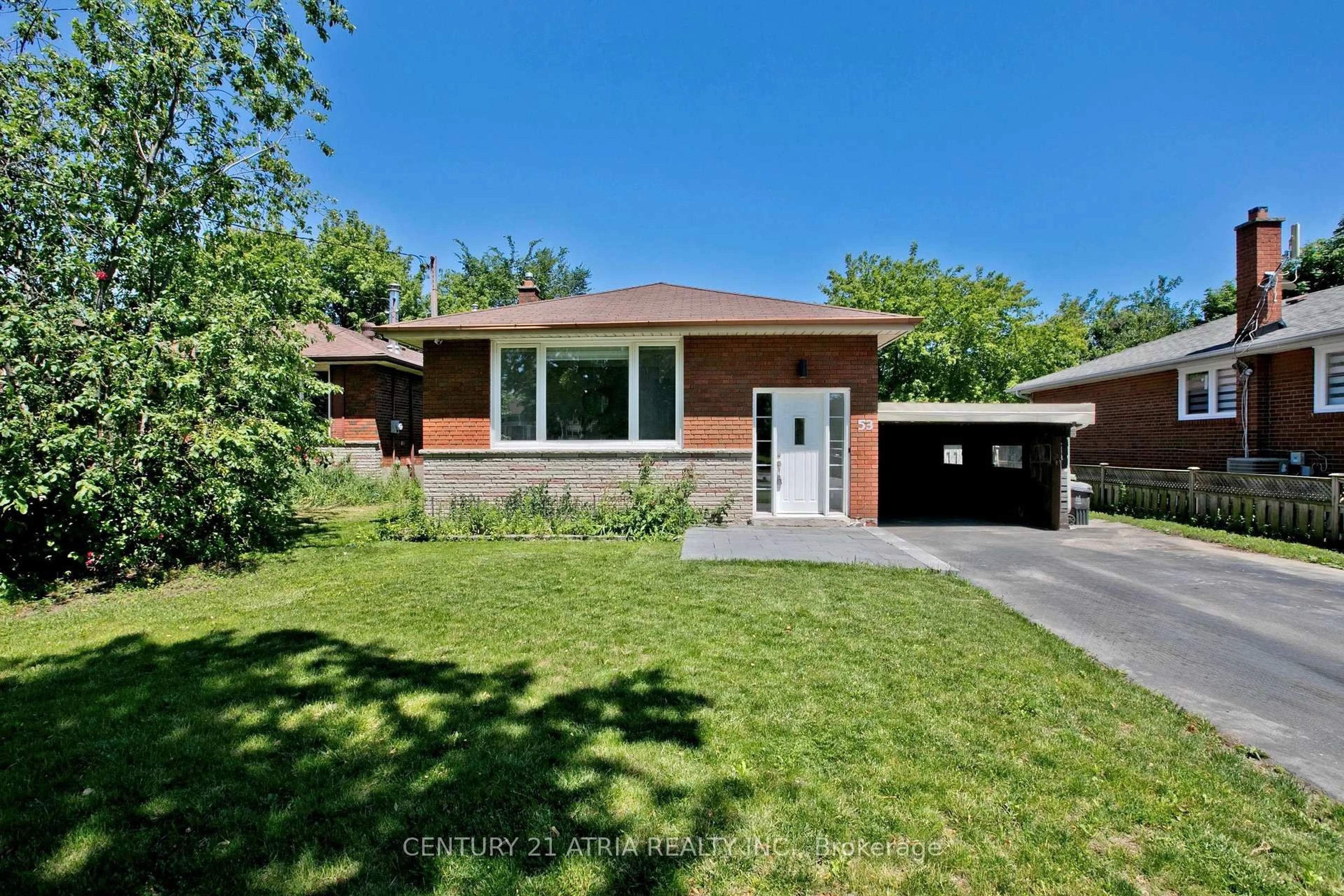 Home with brick exterior material, street for 53 Bergen Rd, Toronto Ontario M1P 1S1