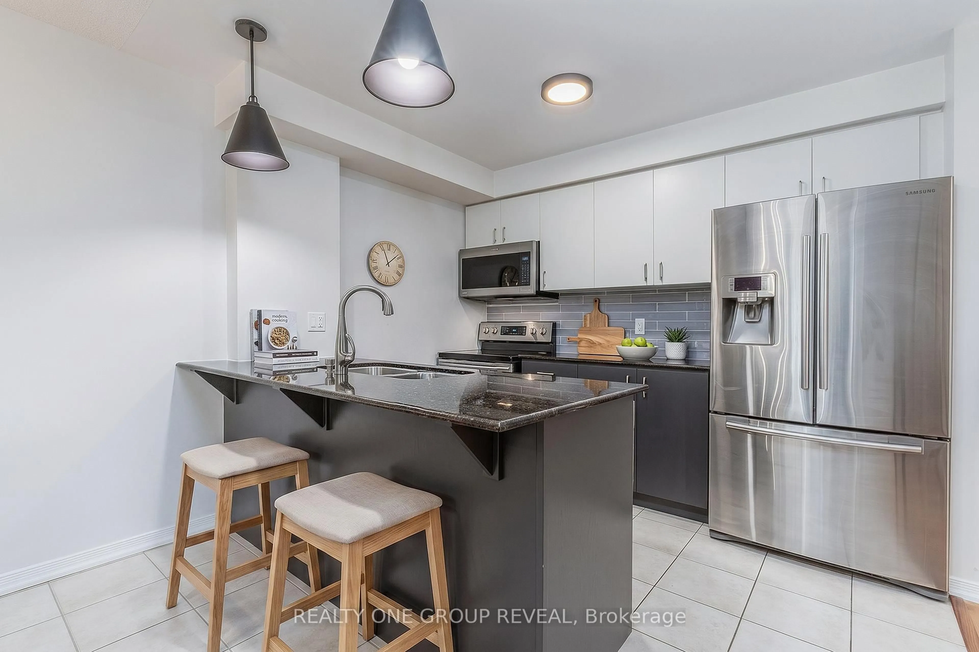 Open concept kitchen, unknown for 61 Clarington Blvd #212, Clarington Ontario L1C 0H6