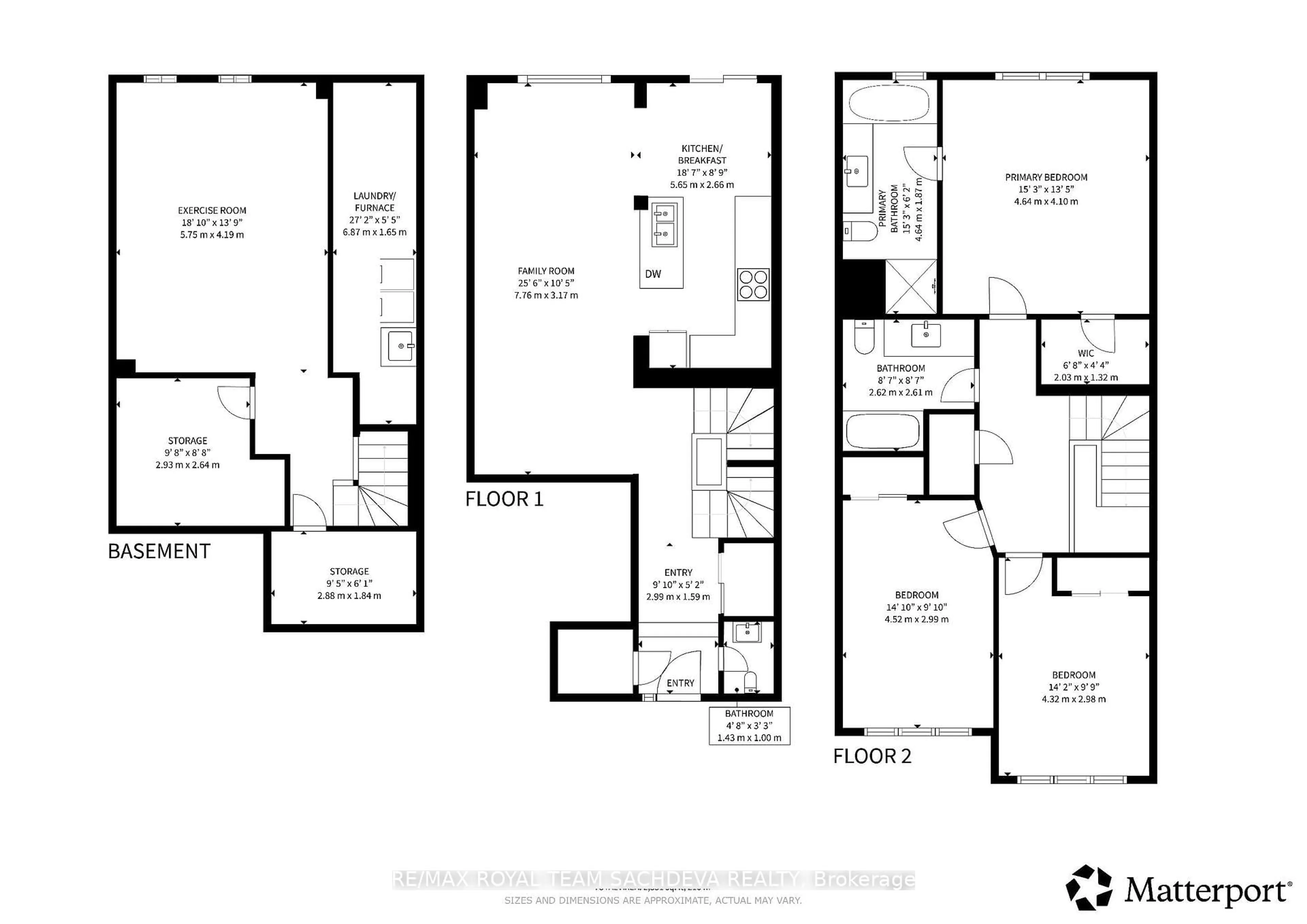 Floor plan for 70 Artania St, Oshawa Ontario L1L 0E6