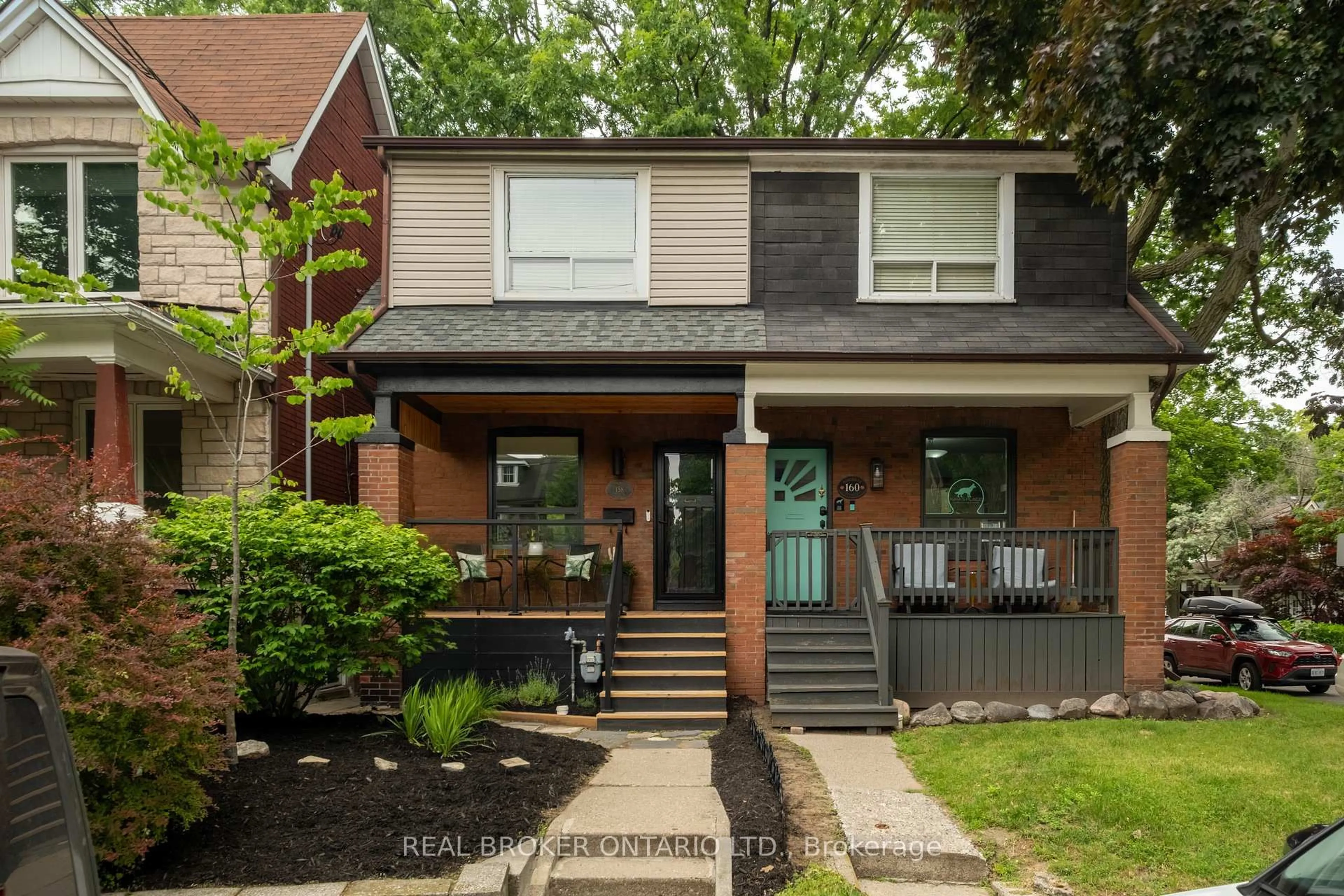 Home with brick exterior material, street for 158 Oakcrest Ave, Toronto Ontario M4C 1C1