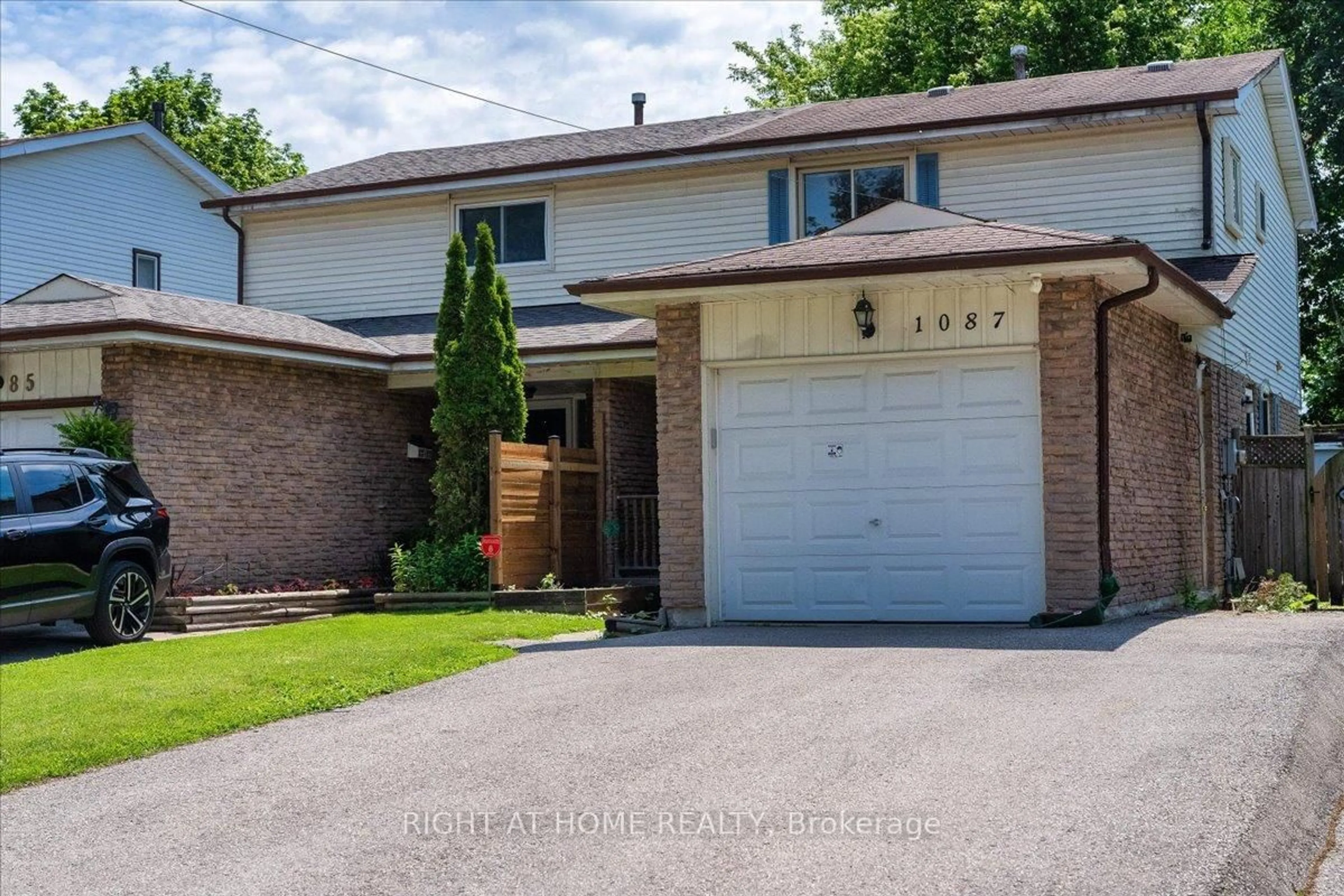 Home with brick exterior material, street for 1087 Venus Cres, Oshawa Ontario L1J 6E2