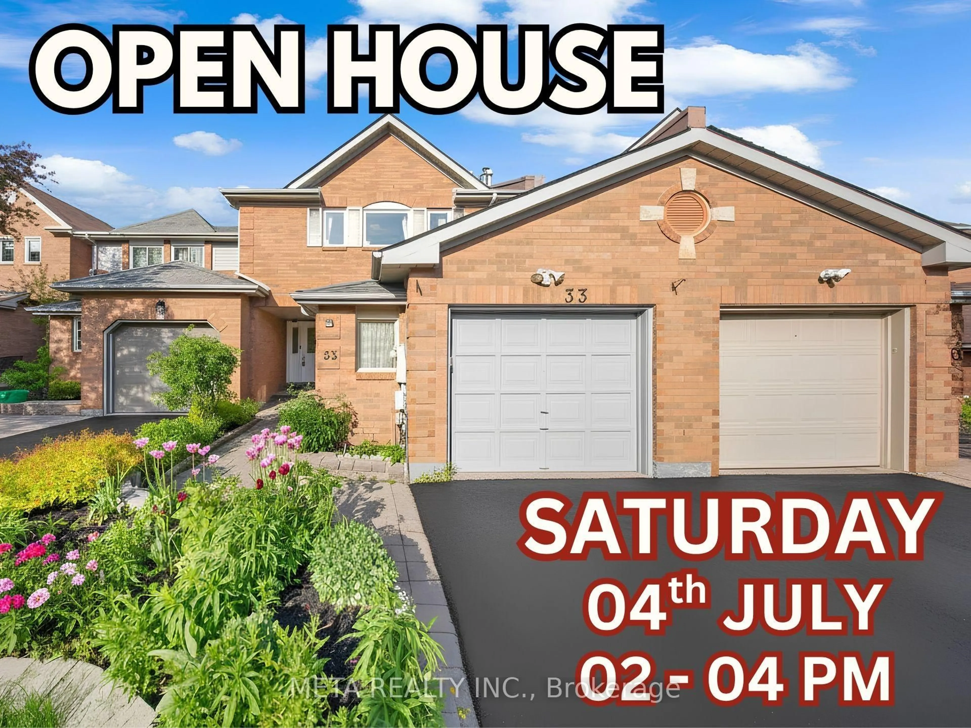 Home with brick exterior material, street for 33 Heaver Dr, Whitby Ontario L1N 8X2