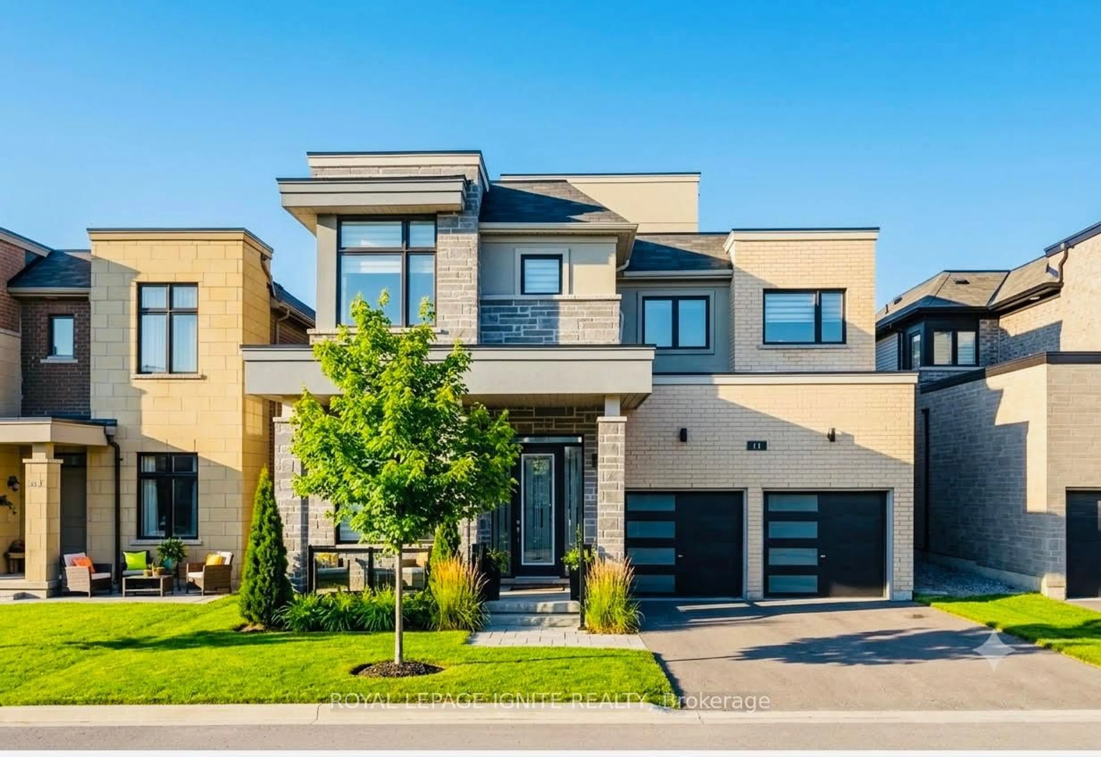 Home with brick exterior material, street for 11 Larkin Lane, Clarington Ontario L1C 4A7