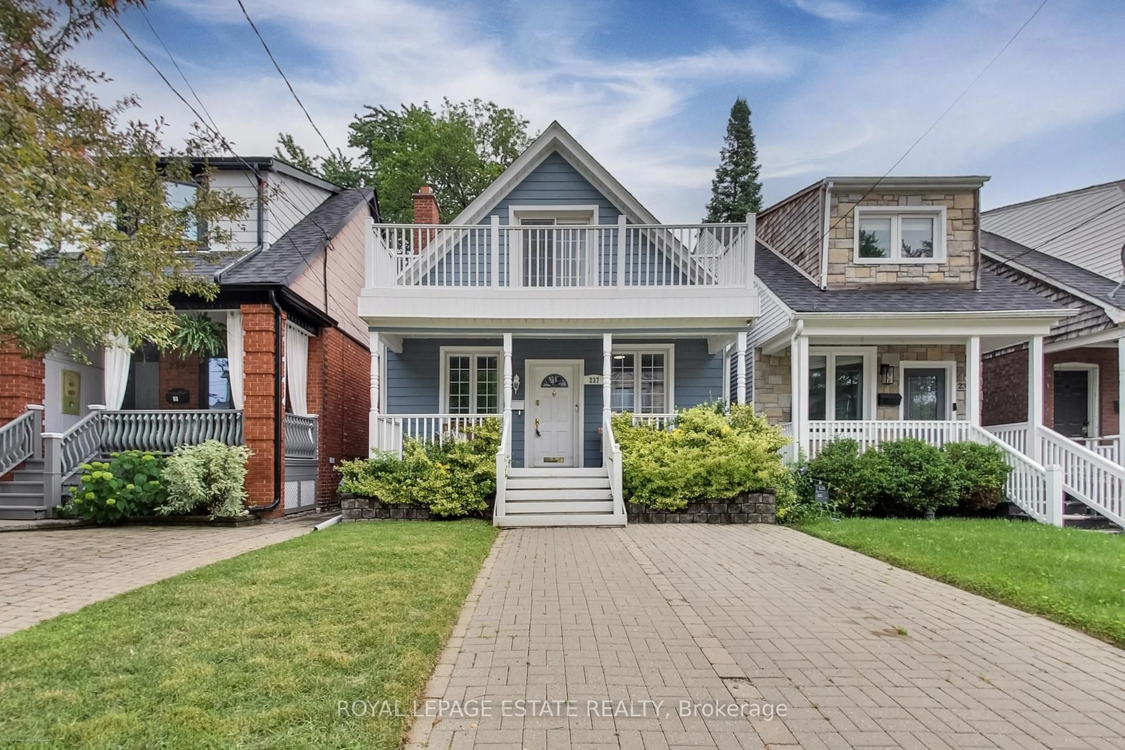 Home with brick exterior material, street for 237 Glebemount Ave, Toronto Ontario M4C 3T5
