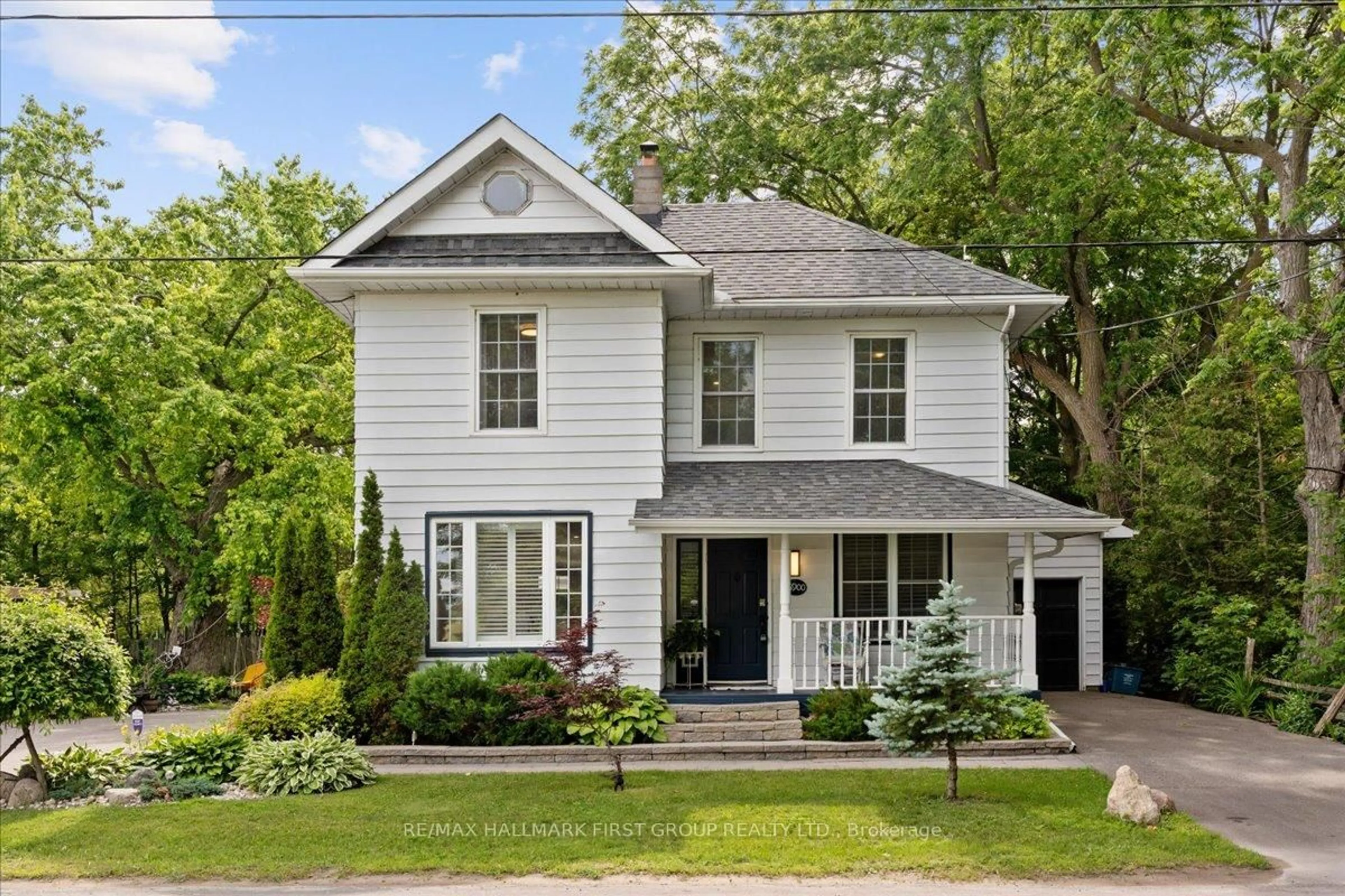 Home with brick exterior material, street for 16900 Nestleton Rd, Scugog Ontario L0B 1L0