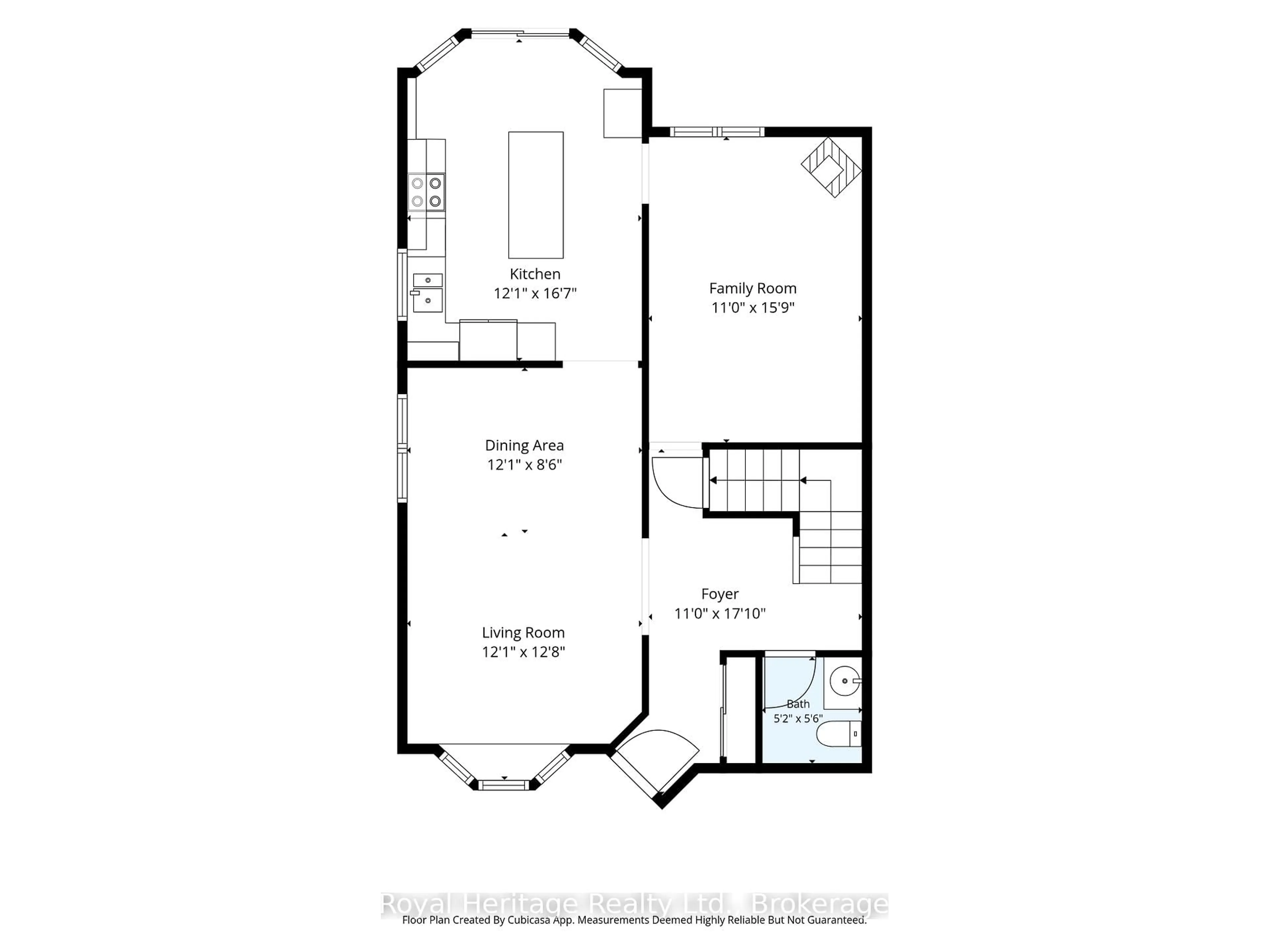 Floor plan for 212 Andrew St, Clarington Ontario L1B 1J9