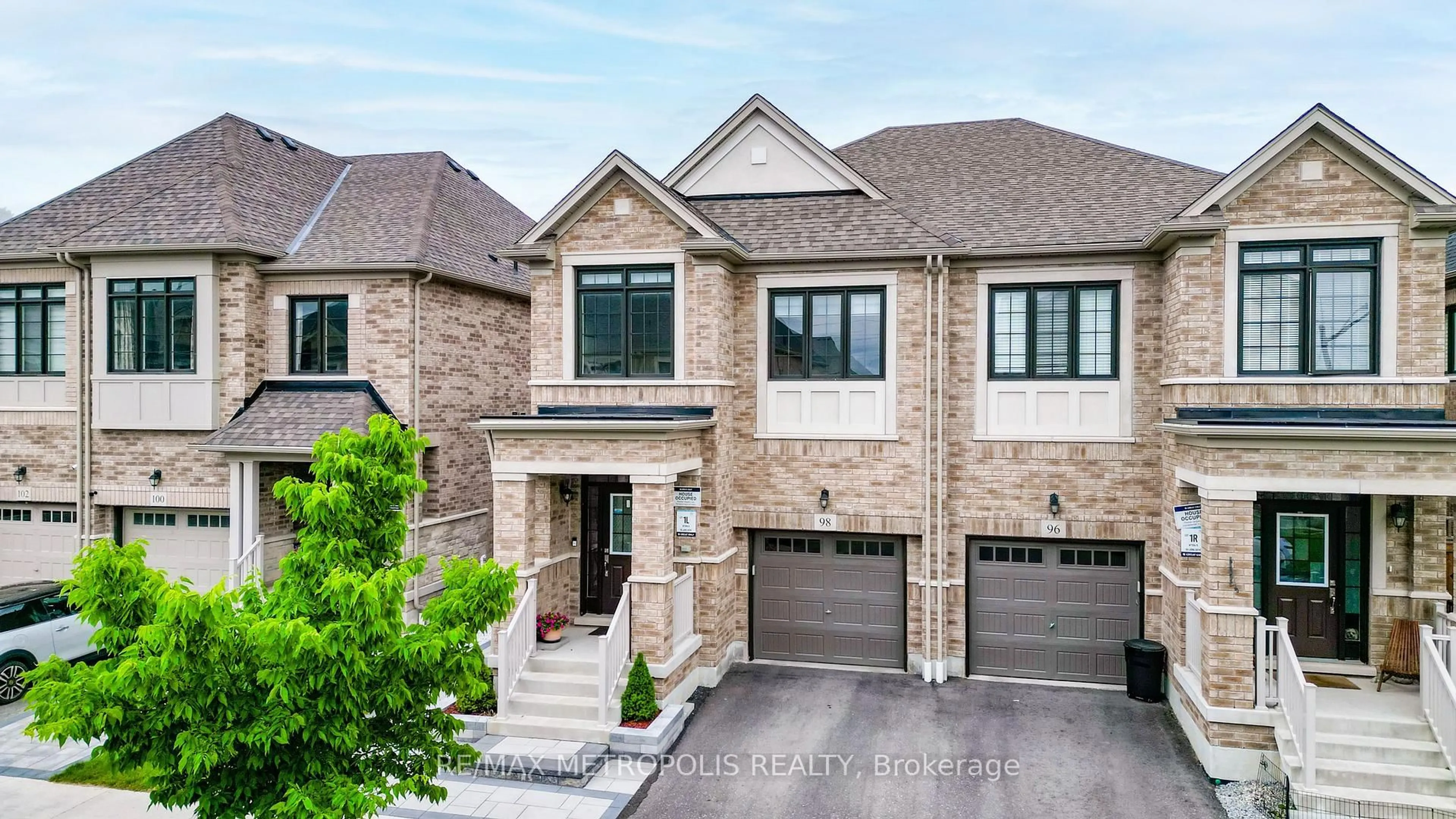 Home with brick exterior material, street for 98 Laing Dr, Whitby Ontario L1P 0N6