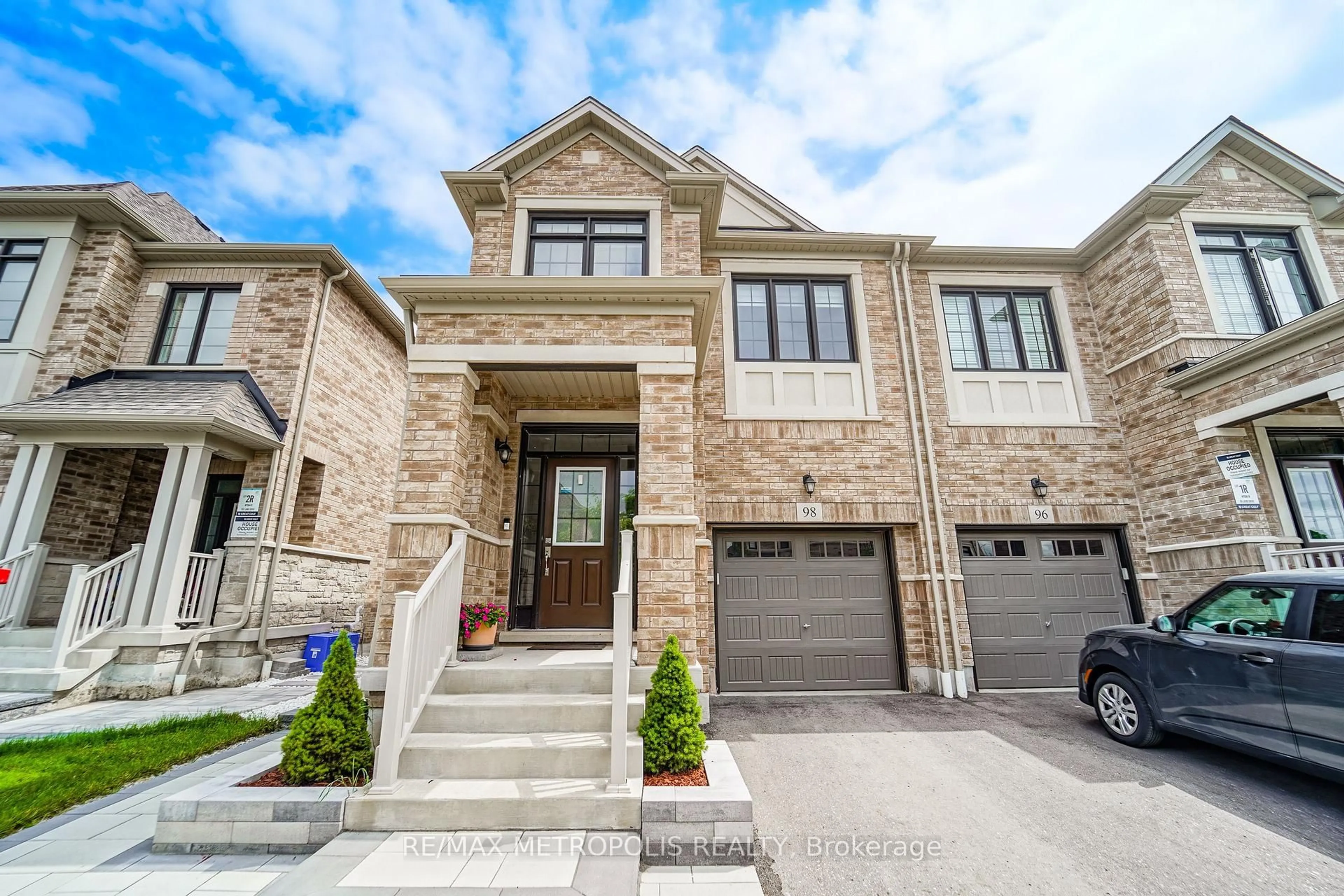 Home with brick exterior material, street for 98 Laing Dr, Whitby Ontario L1P 0N6