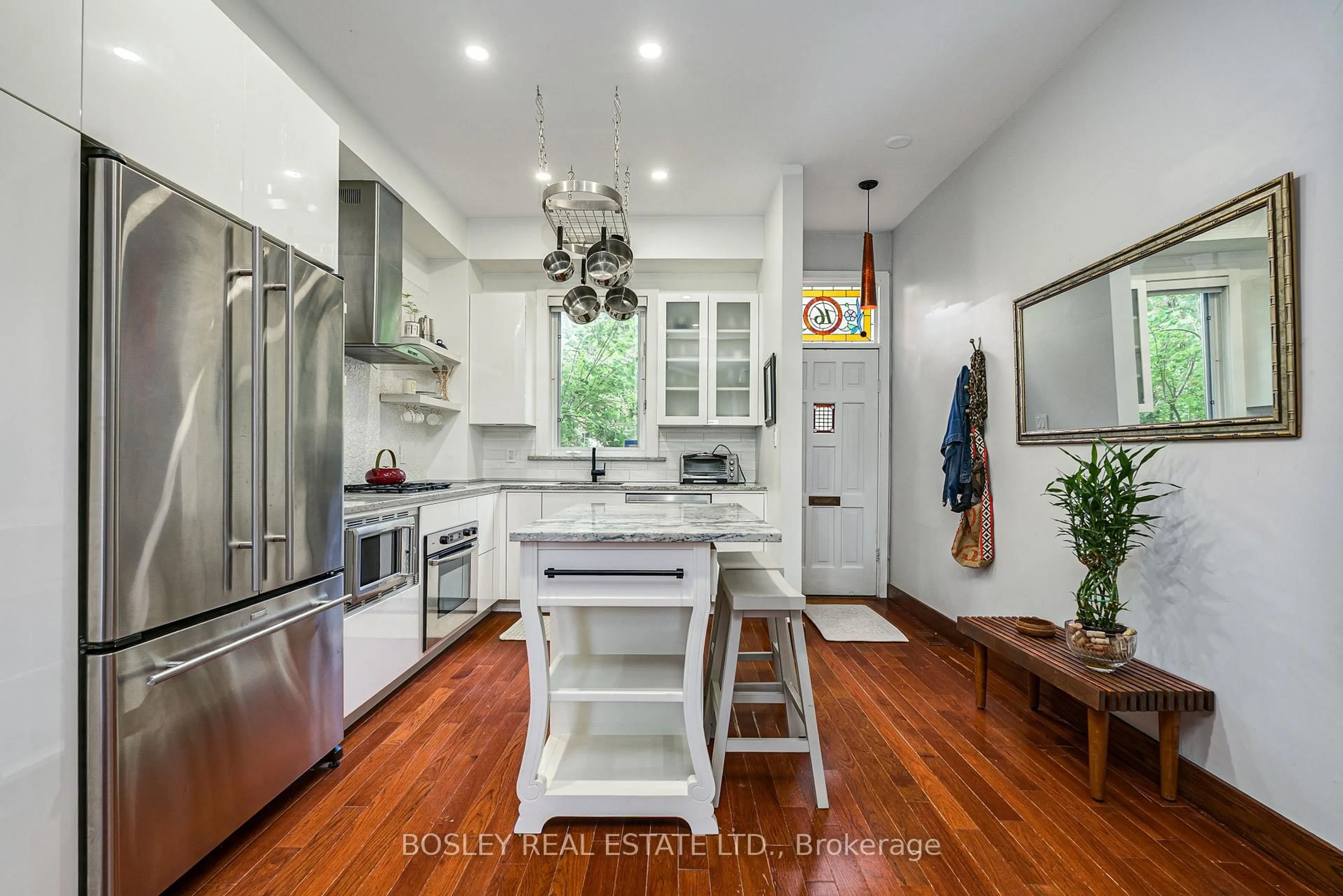 Open concept kitchen, unknown for 16 Blong Ave, Toronto Ontario M4M 1P2