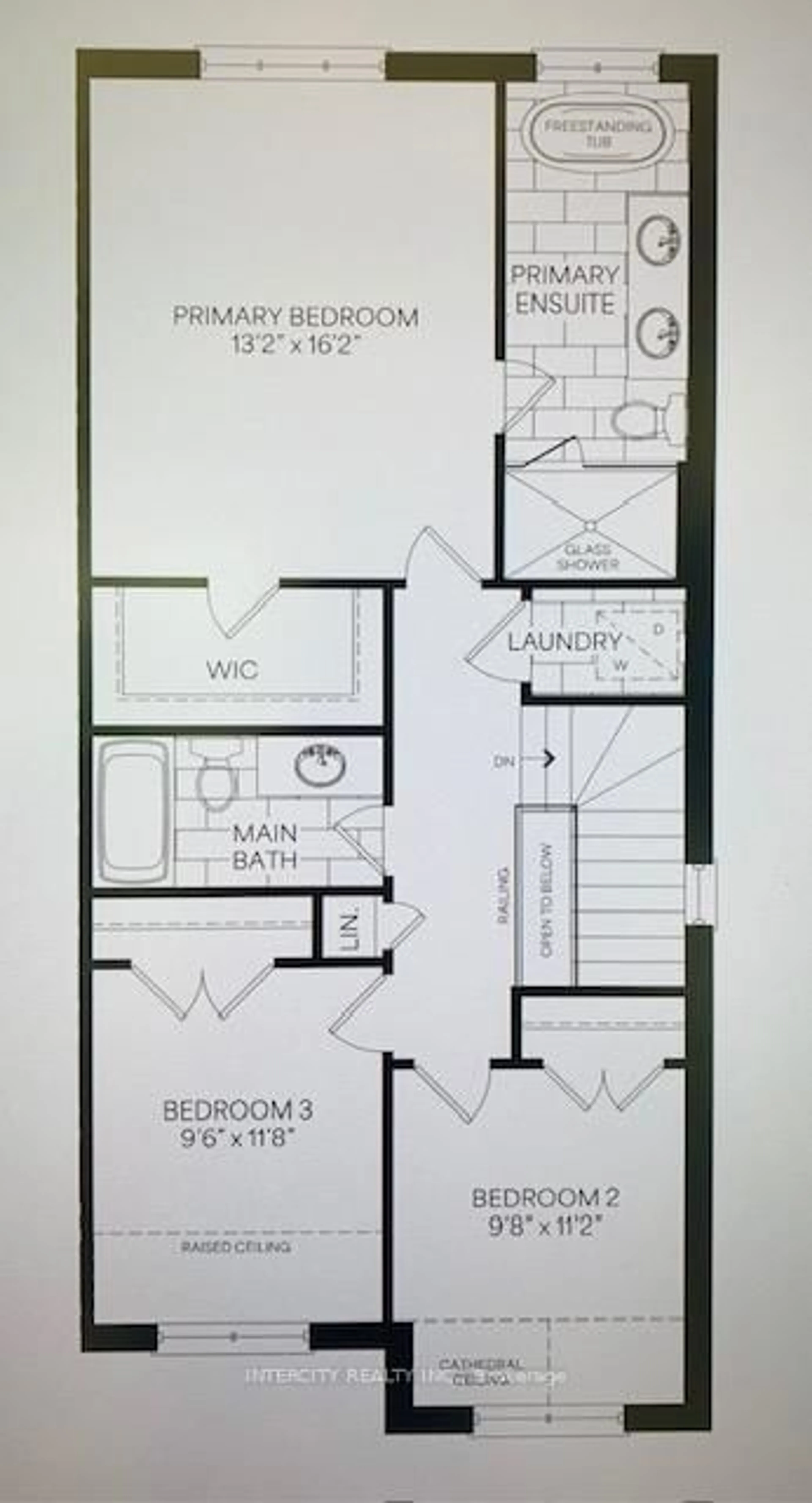 Floor plan for Lot 104R Federica St, Whitby Ontario L1M 1Z5