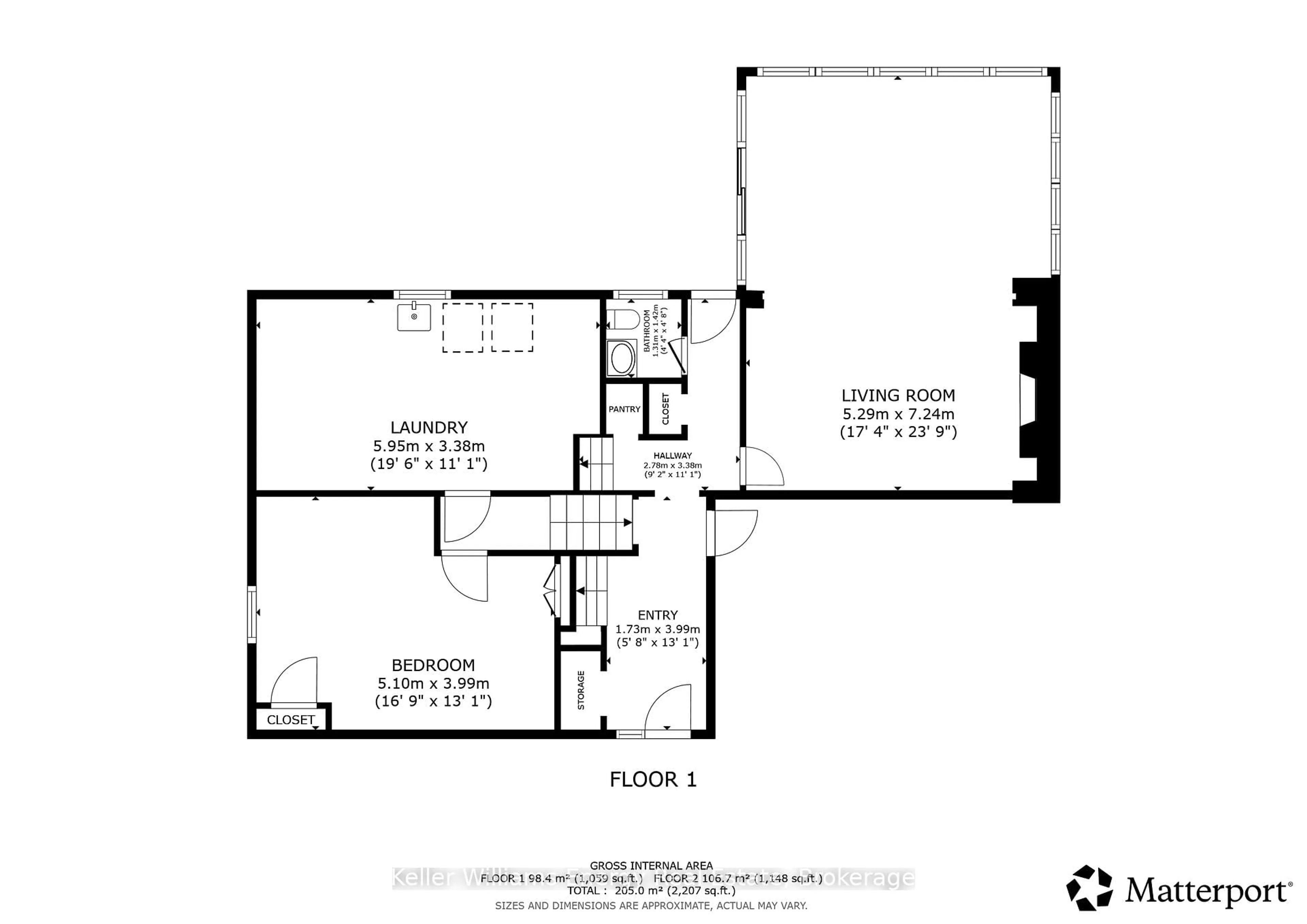 Floor plan for 988 Oshawa Blvd, Oshawa Ontario L1G 5V8