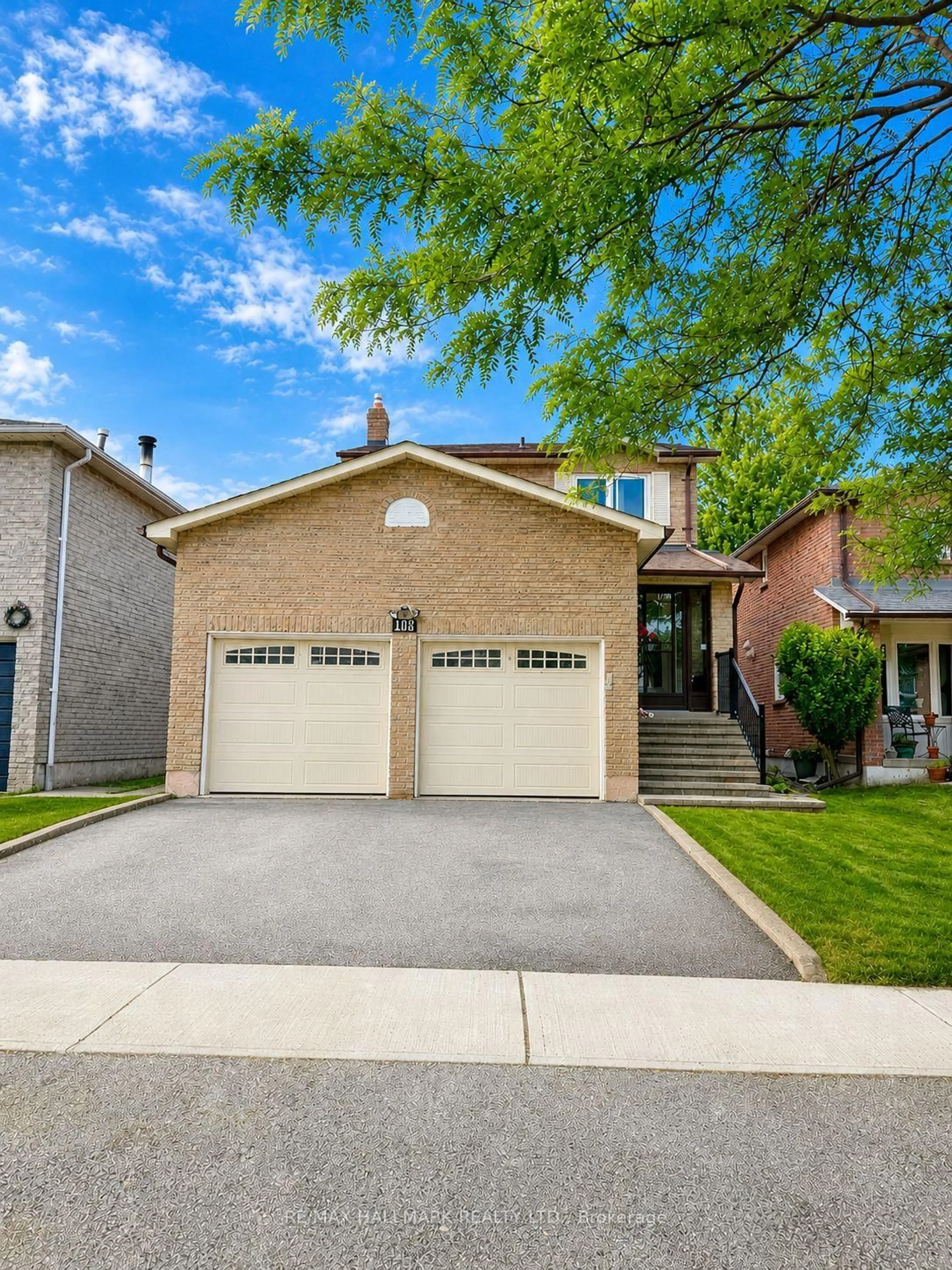 Home with brick exterior material, street for 108 Winter Gardens Tr, Toronto Ontario M1C 3N7
