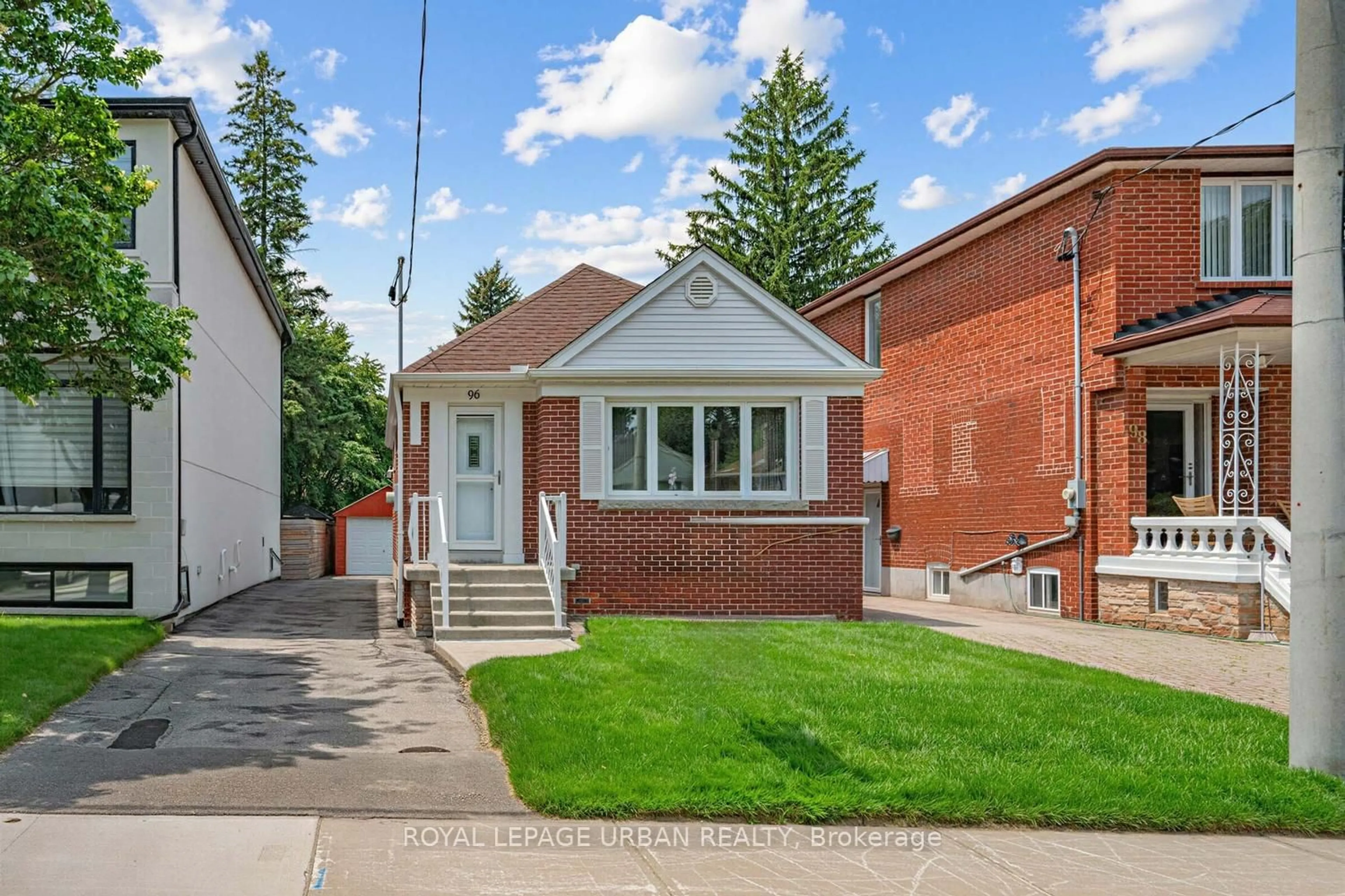 Home with brick exterior material, street for 96 Cedarcrest Blvd, Toronto Ontario M4B 2P3