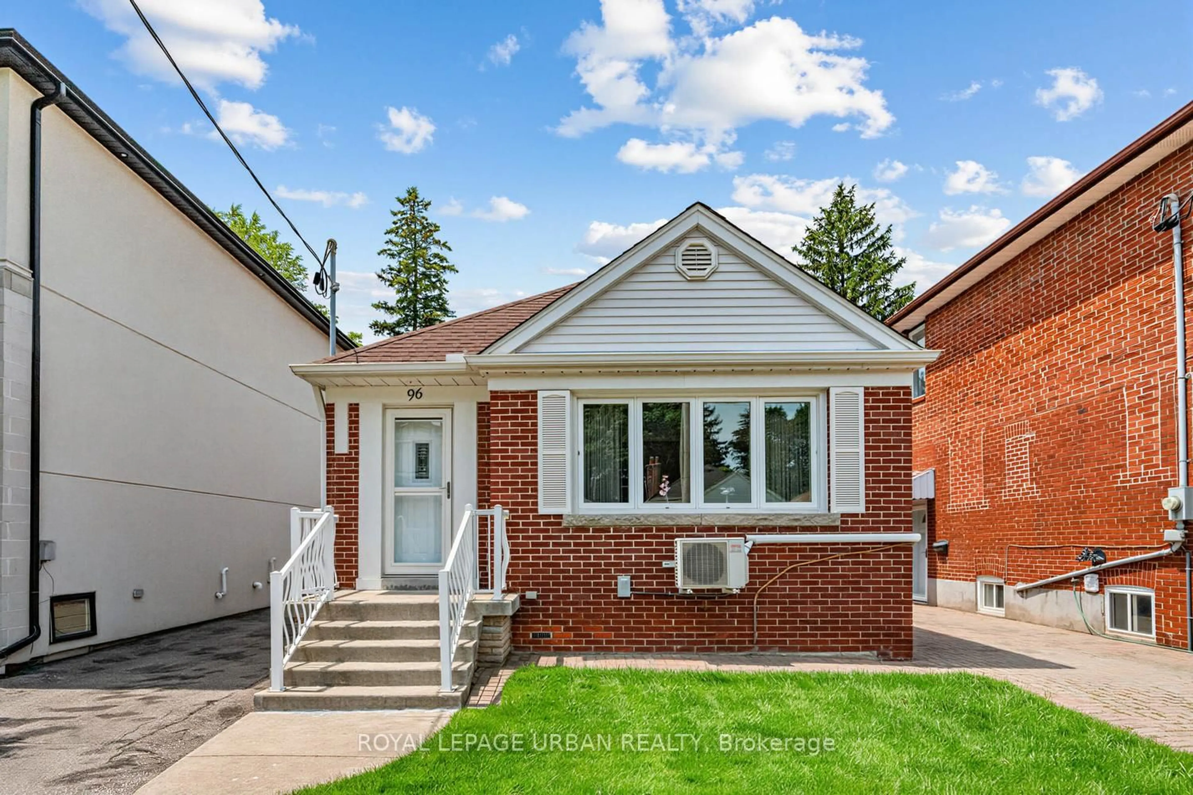 Home with brick exterior material, street for 96 Cedarcrest Blvd, Toronto Ontario M4B 2P3