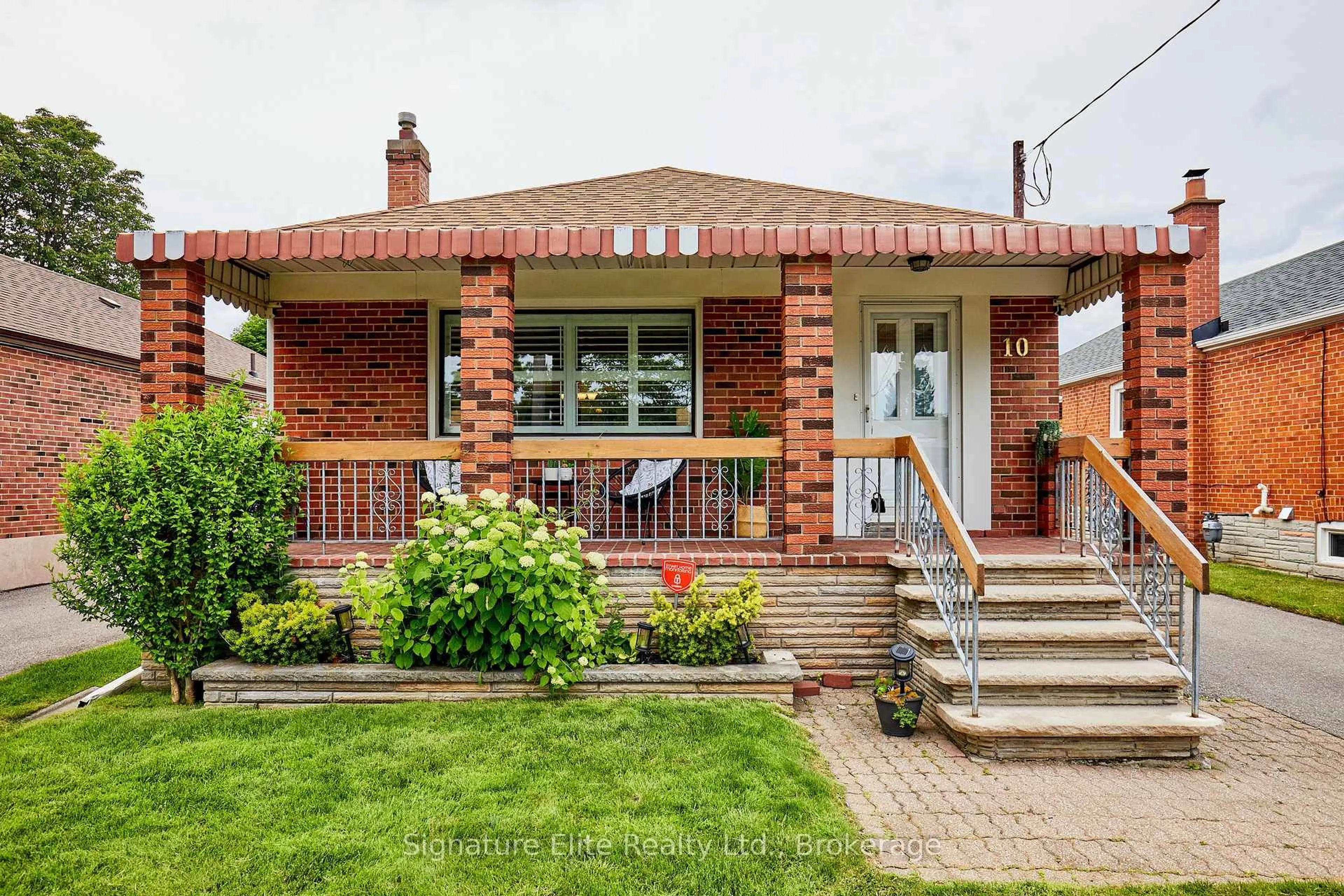 Home with brick exterior material, street for 10 Bardwell Cres, Toronto Ontario M1R 1C9