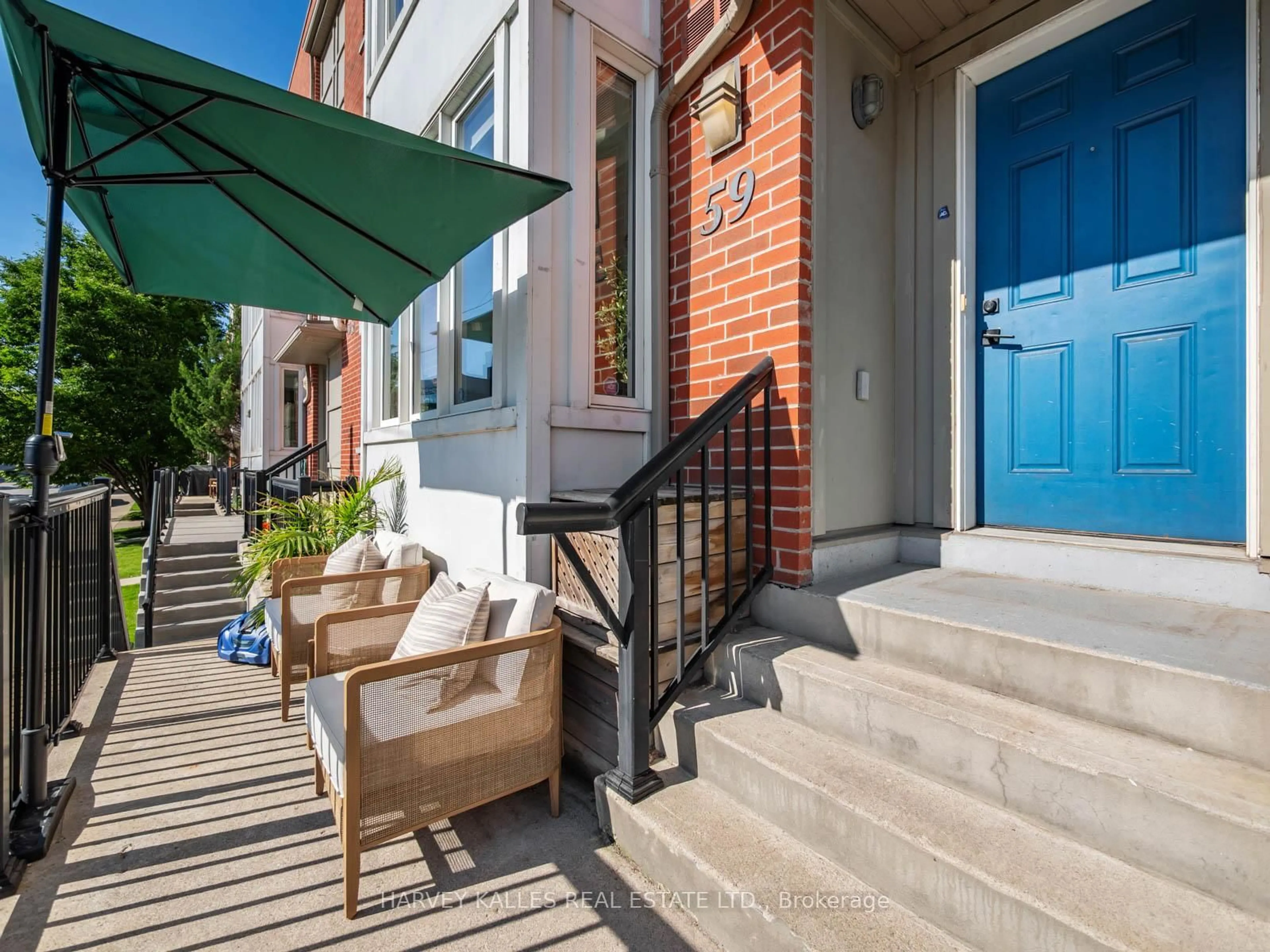 Patio, street for 59 Carroll St, Toronto Ontario M4M 3G2