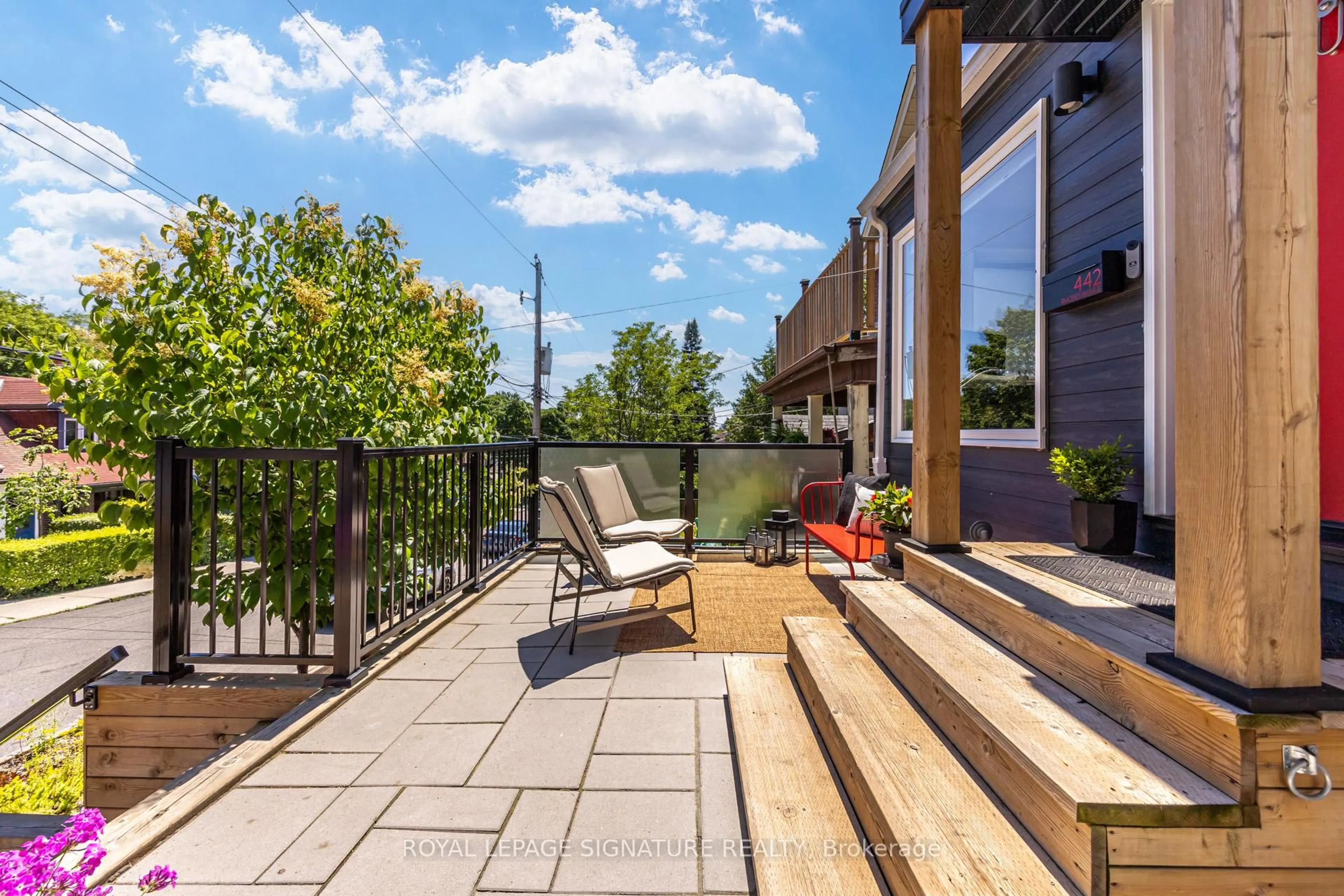 Patio, unknown for 442 Rhodes Ave, Toronto Ontario M4L 3A5