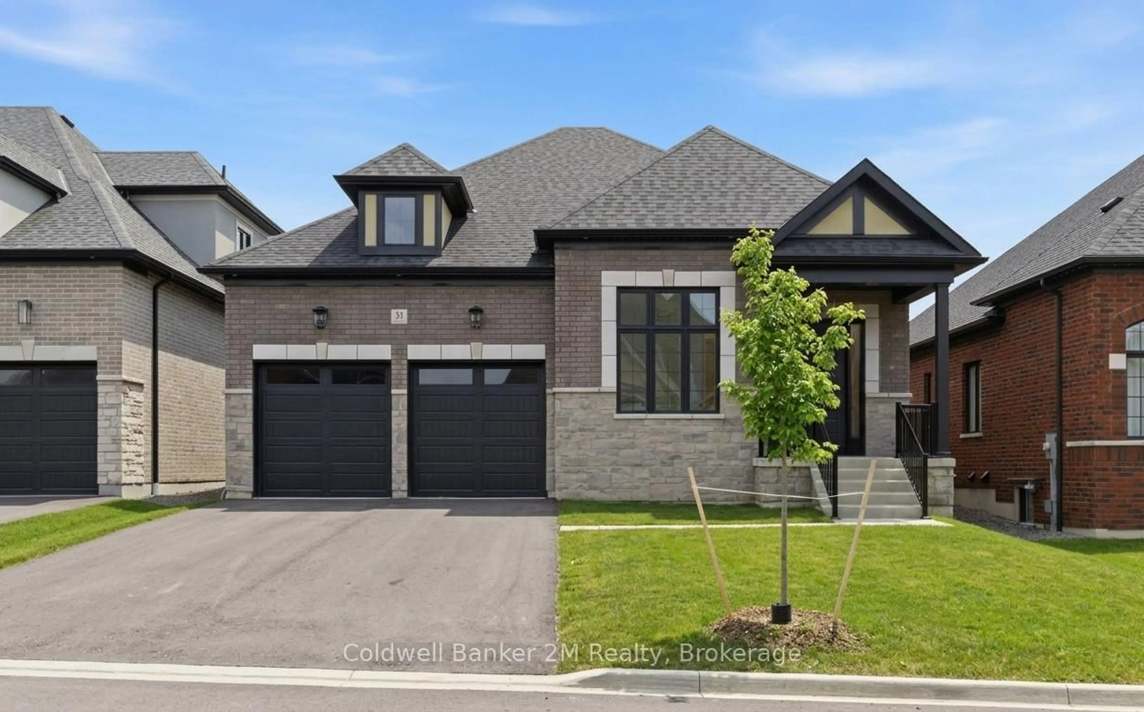Home with brick exterior material, street for 31 Lonetto St, Whitby Ontario L1M 0L7