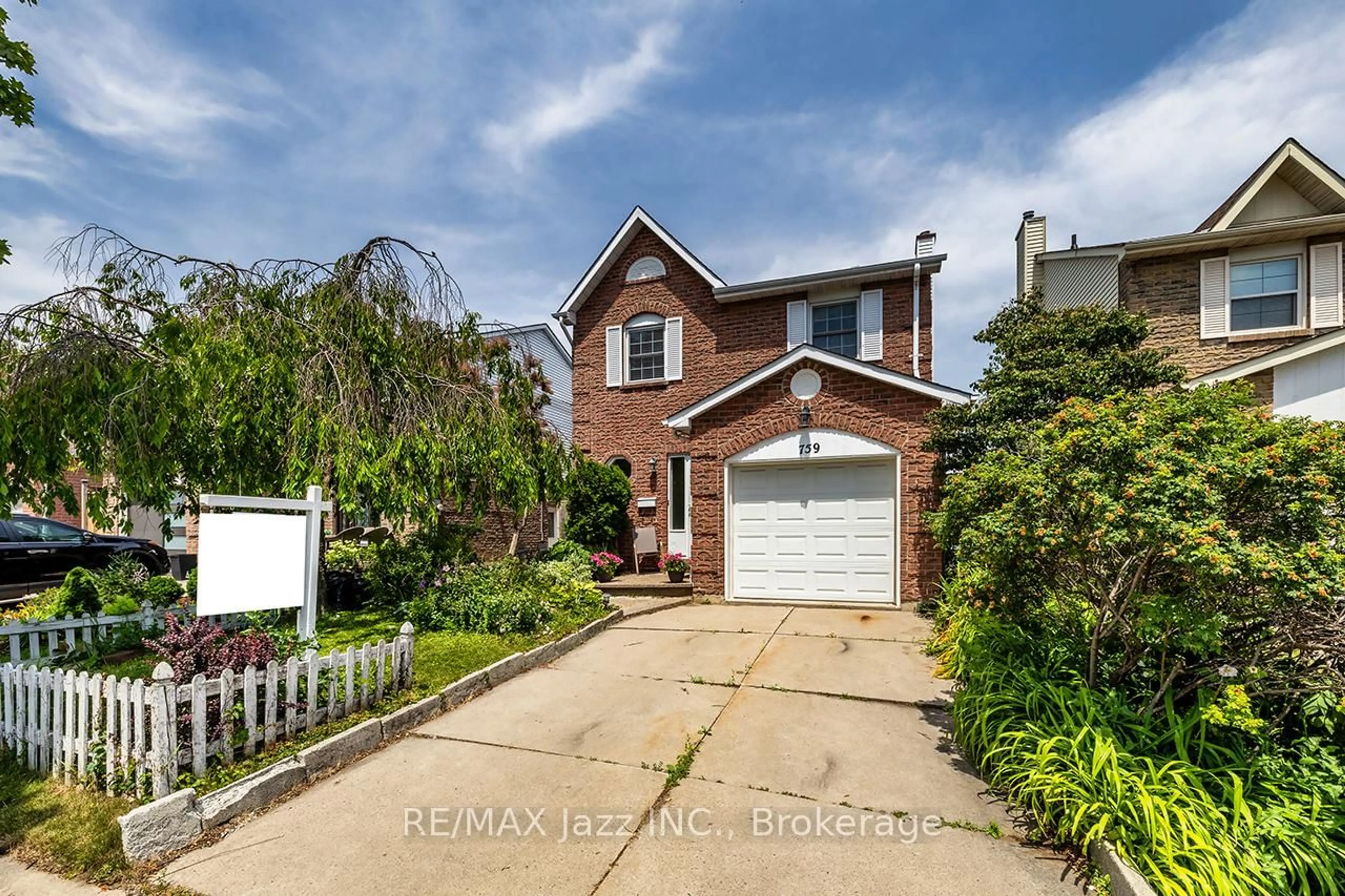 Home with brick exterior material, street for 759 Cobblers Crt, Pickering Ontario L1V 3S2