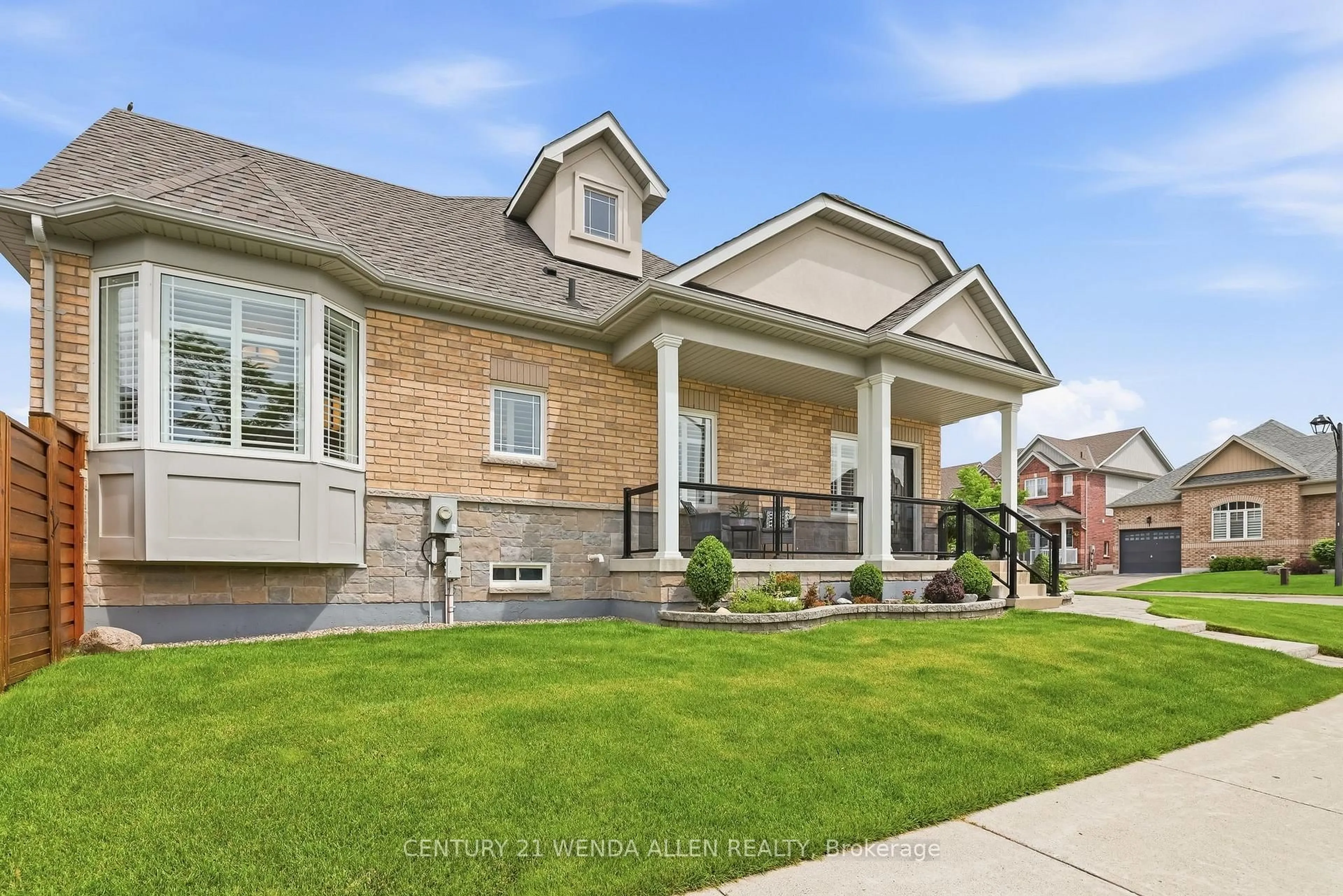 Home with brick exterior material, street for 2 Rushlands Cres, Whitby Ontario L1R 0M7