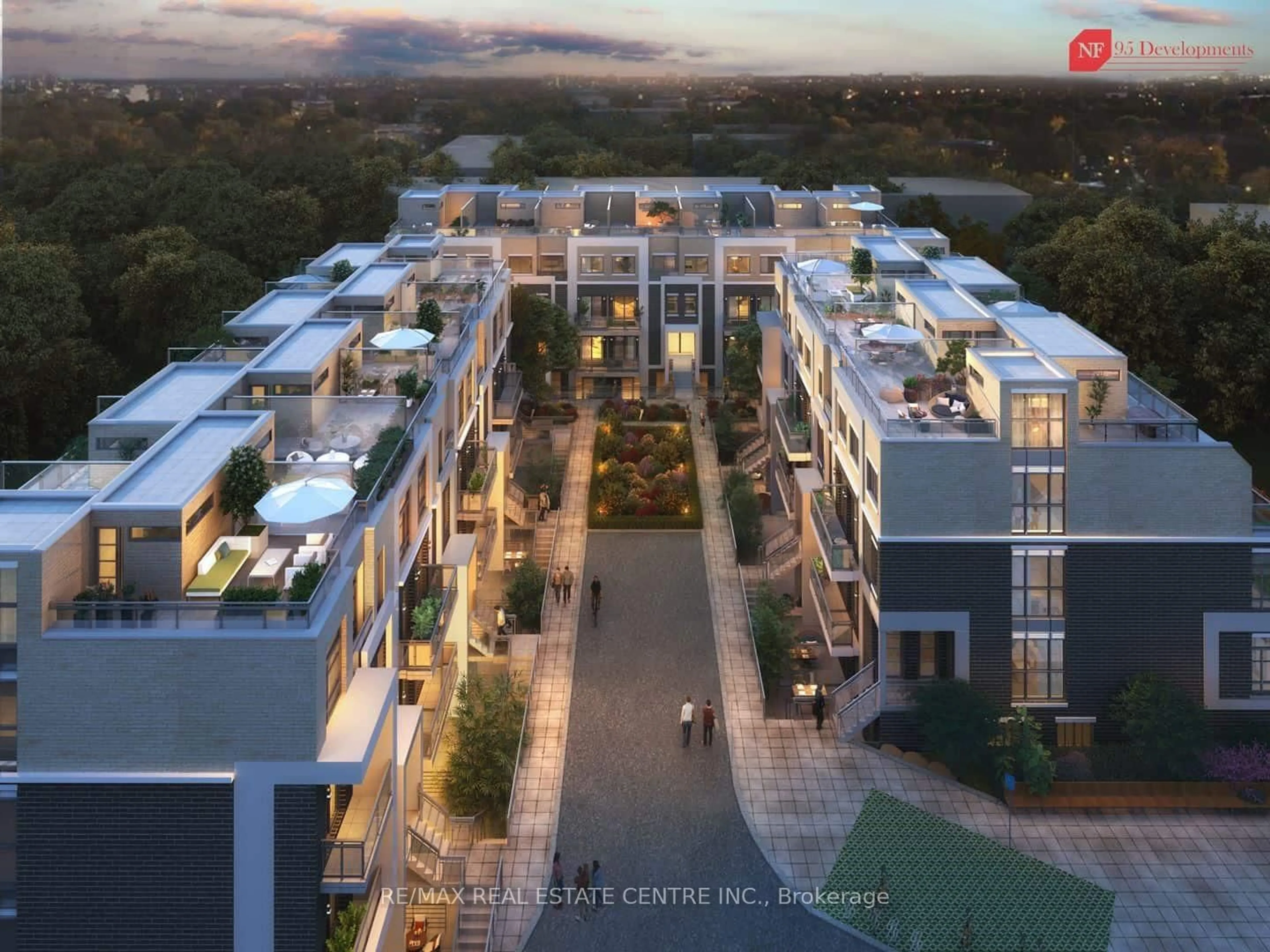 A pic from outside/outdoor area/front of a property/back of a property/a pic from drone, city buildings view from balcony for 3445 Sheppard Ave #307, Toronto Ontario M1T 3K5