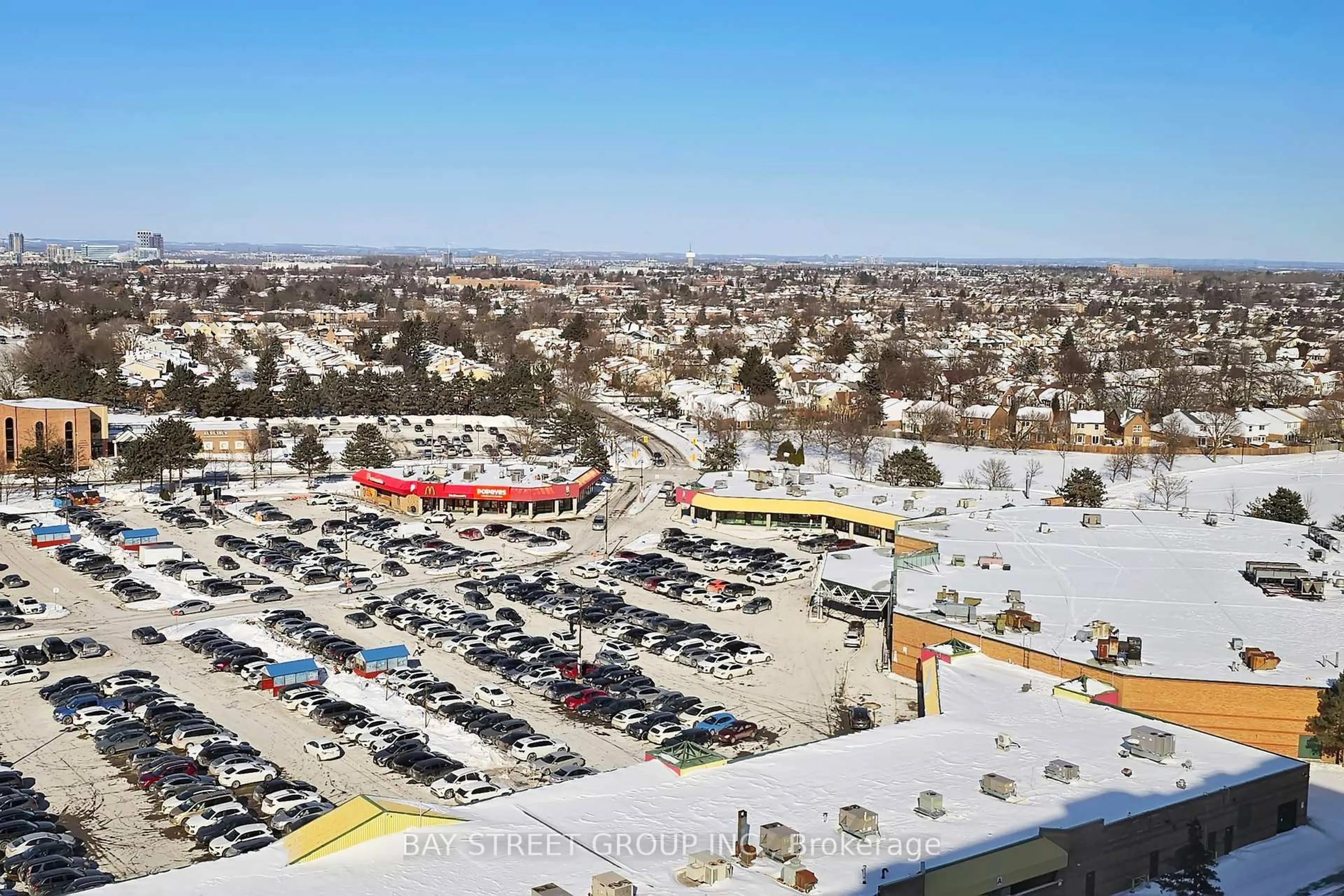 A pic from outside/outdoor area/front of a property/back of a property/a pic from drone, street for 275 Bamburgh Circ #1708, Toronto Ontario M1W 3X4