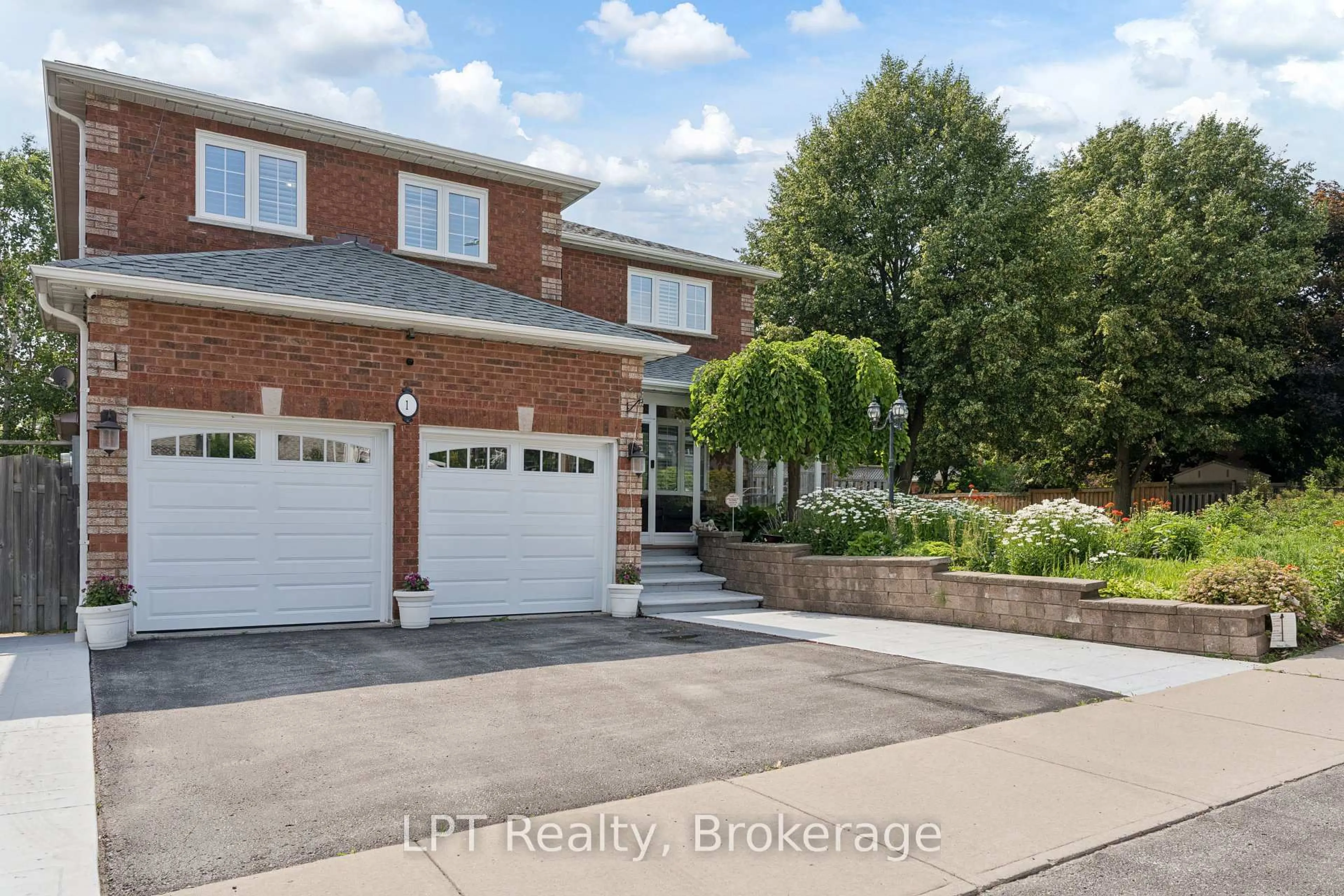 Home with brick exterior material, street for 1 Mayfield Cres, Whitby Ontario L1N 8P3