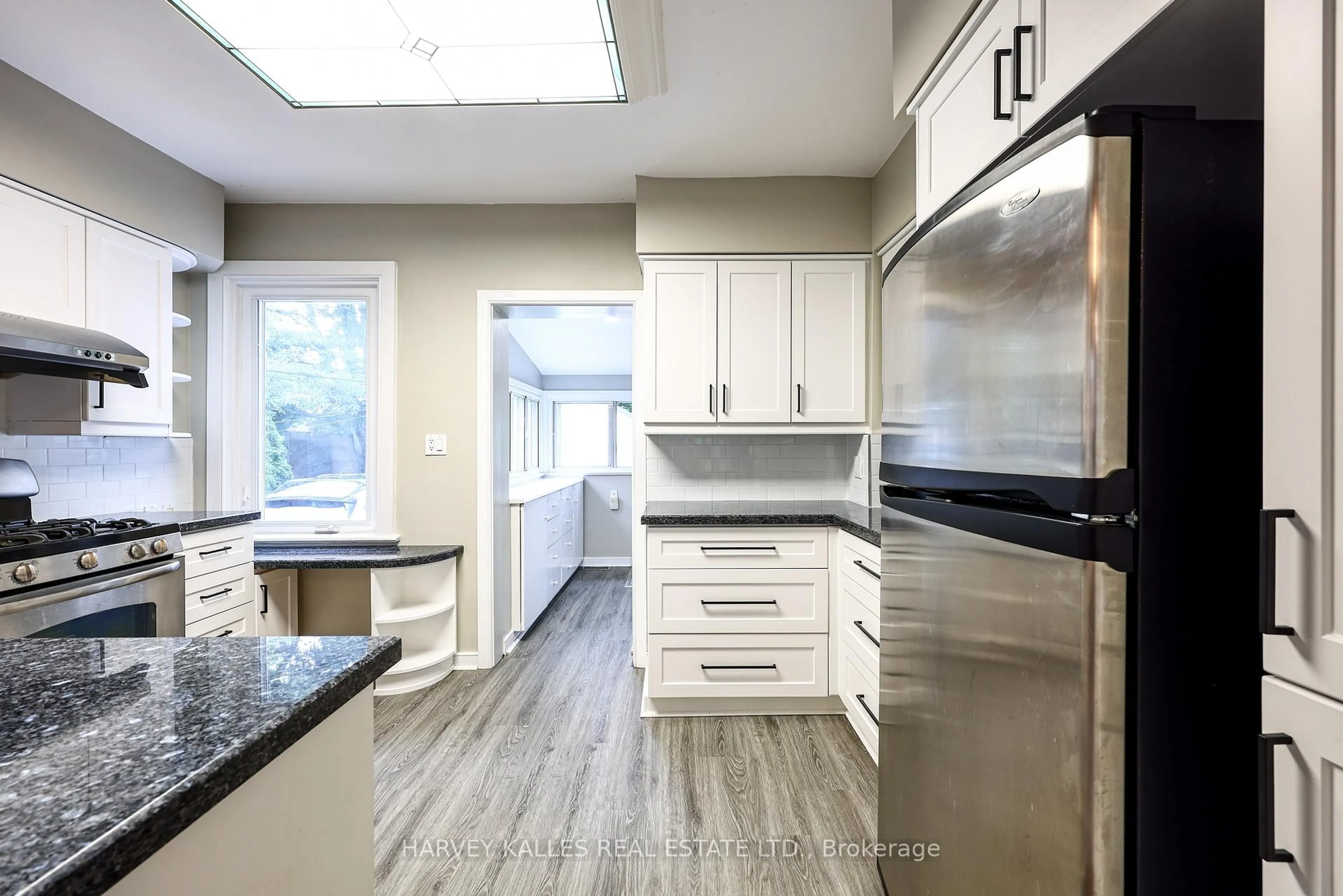Contemporary kitchen, ceramic/tile floor for 638 Milverton Blvd, Toronto Ontario M4C 1X7