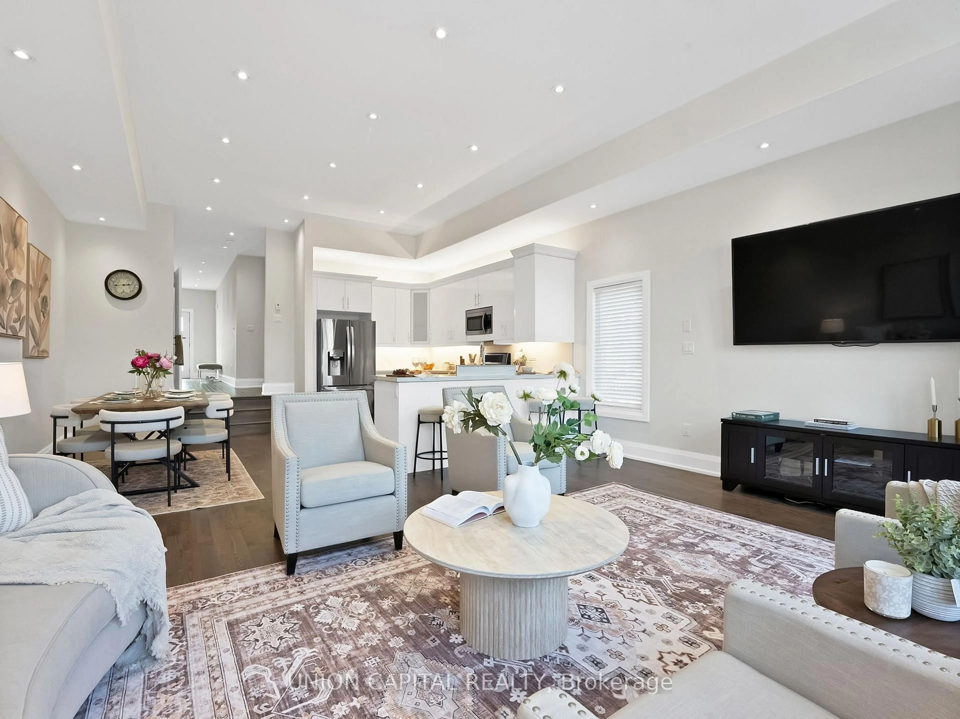 Living room with furniture, unknown for 99A Leyton Ave, Toronto Ontario M1L 3T9