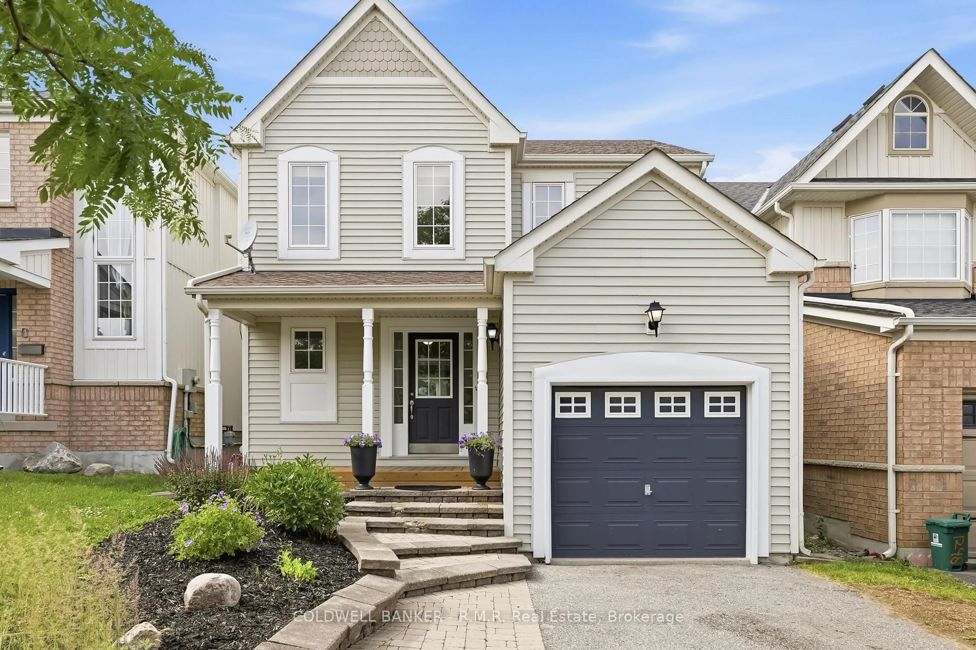 Home with vinyl exterior material, street for 1244 Ashgrove Cres, Oshawa Ontario L1K 3A4