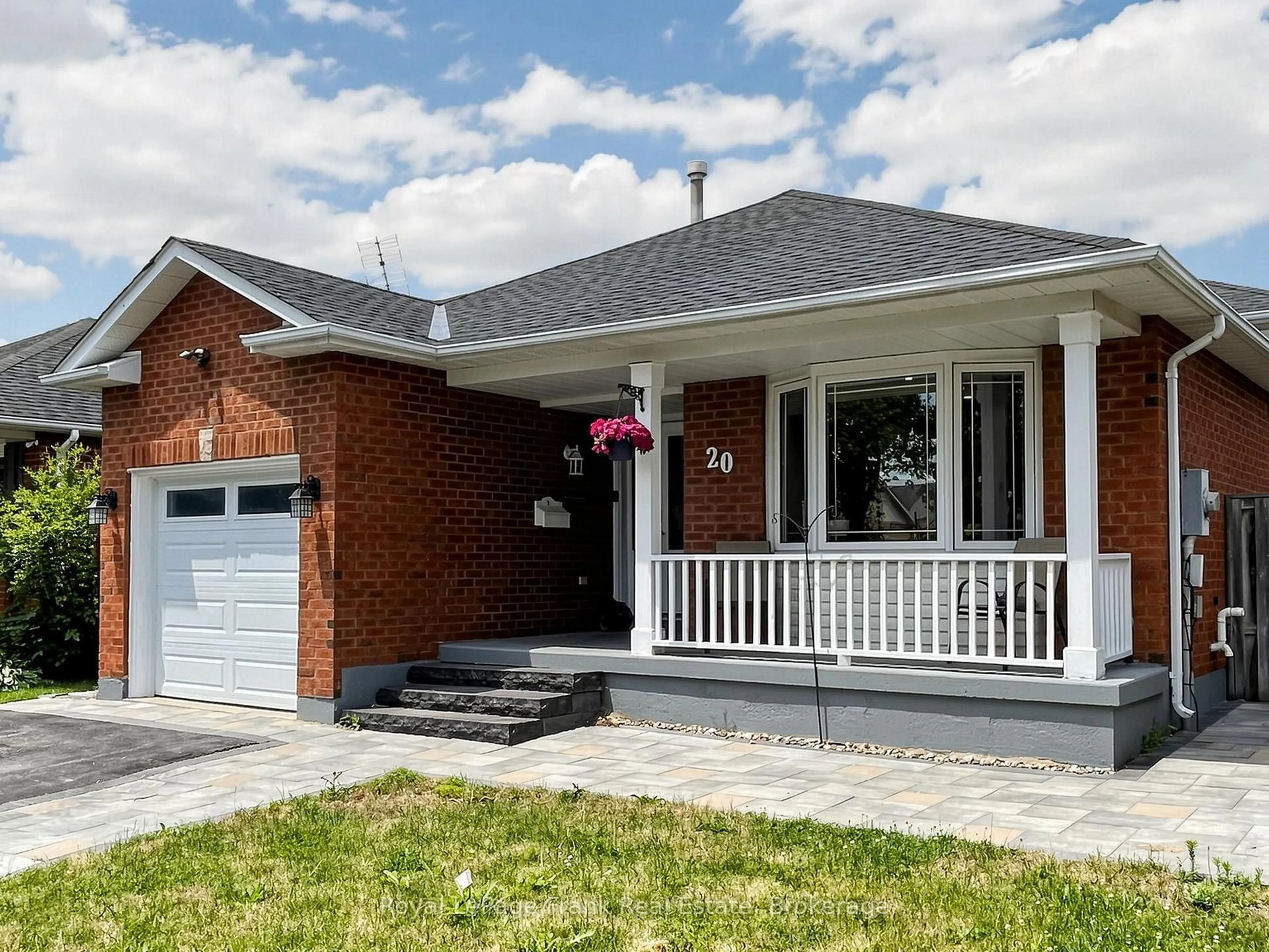 Home with brick exterior material, street for 20 Strathallan Dr, Clarington Ontario L1E 1X8