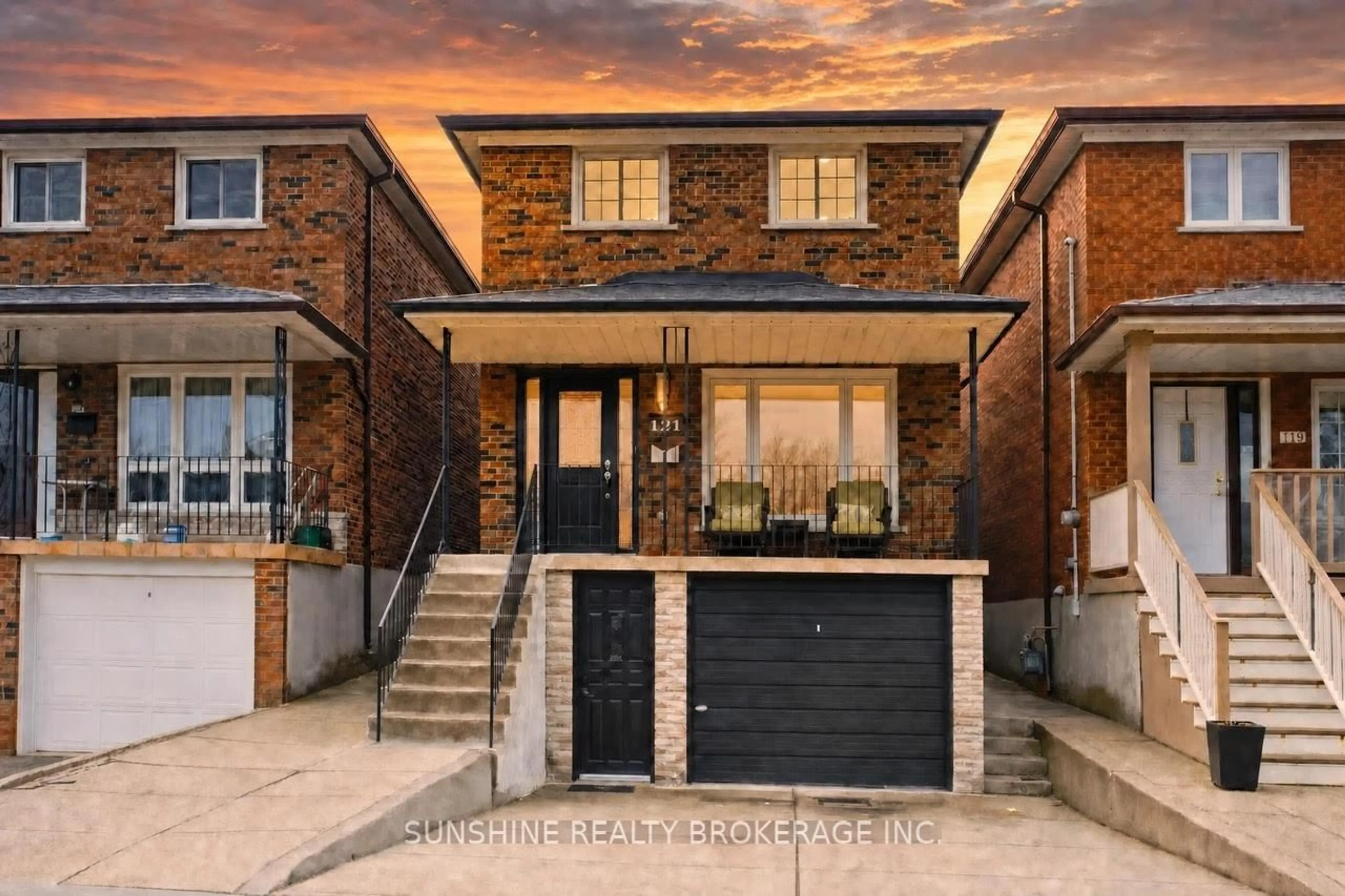 Home with brick exterior material, street for 121 Sammon Ave, Toronto Ontario M4J 1Y9