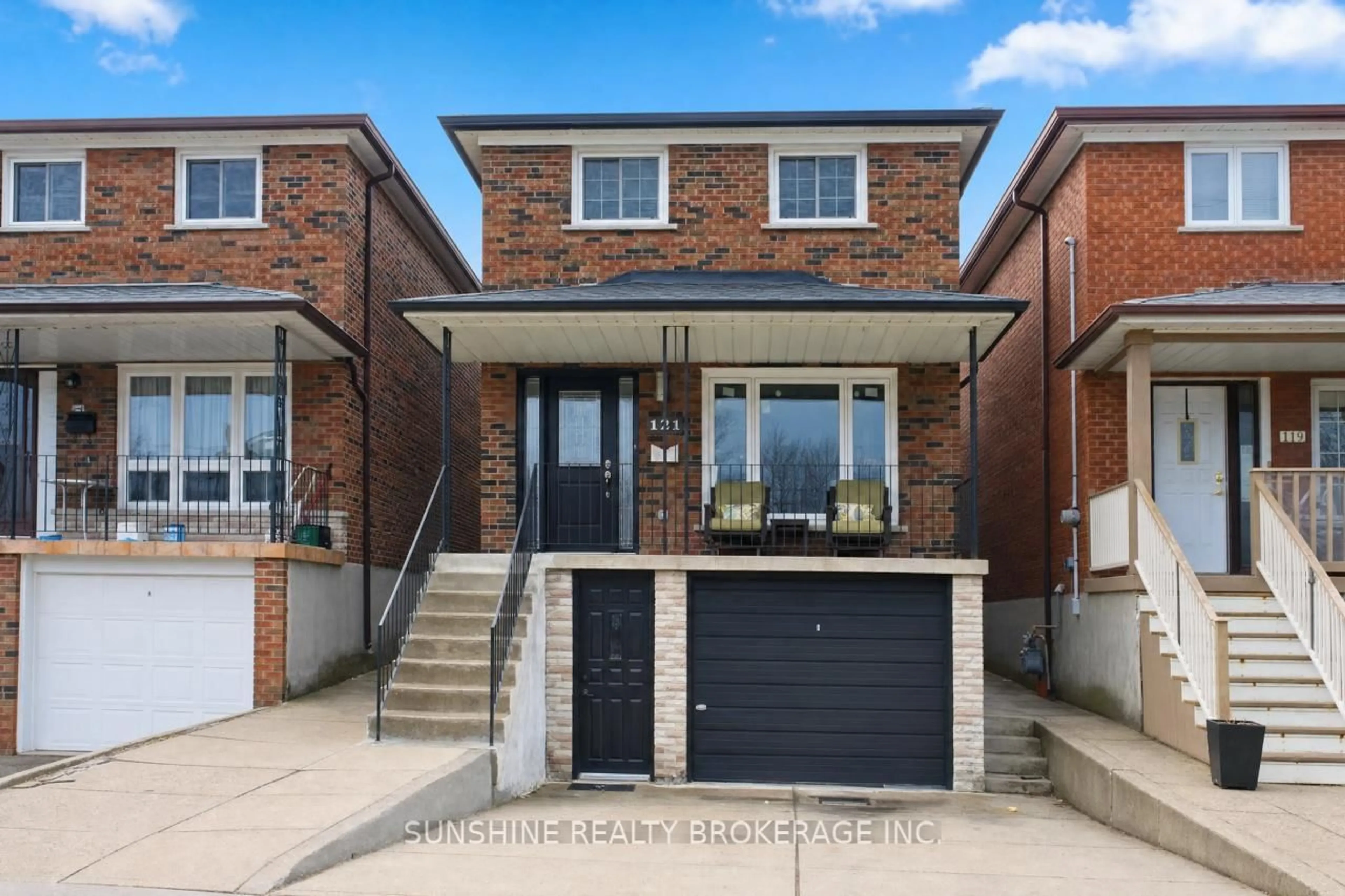 Home with brick exterior material, street for 121 Sammon Ave, Toronto Ontario M4J 1Y9
