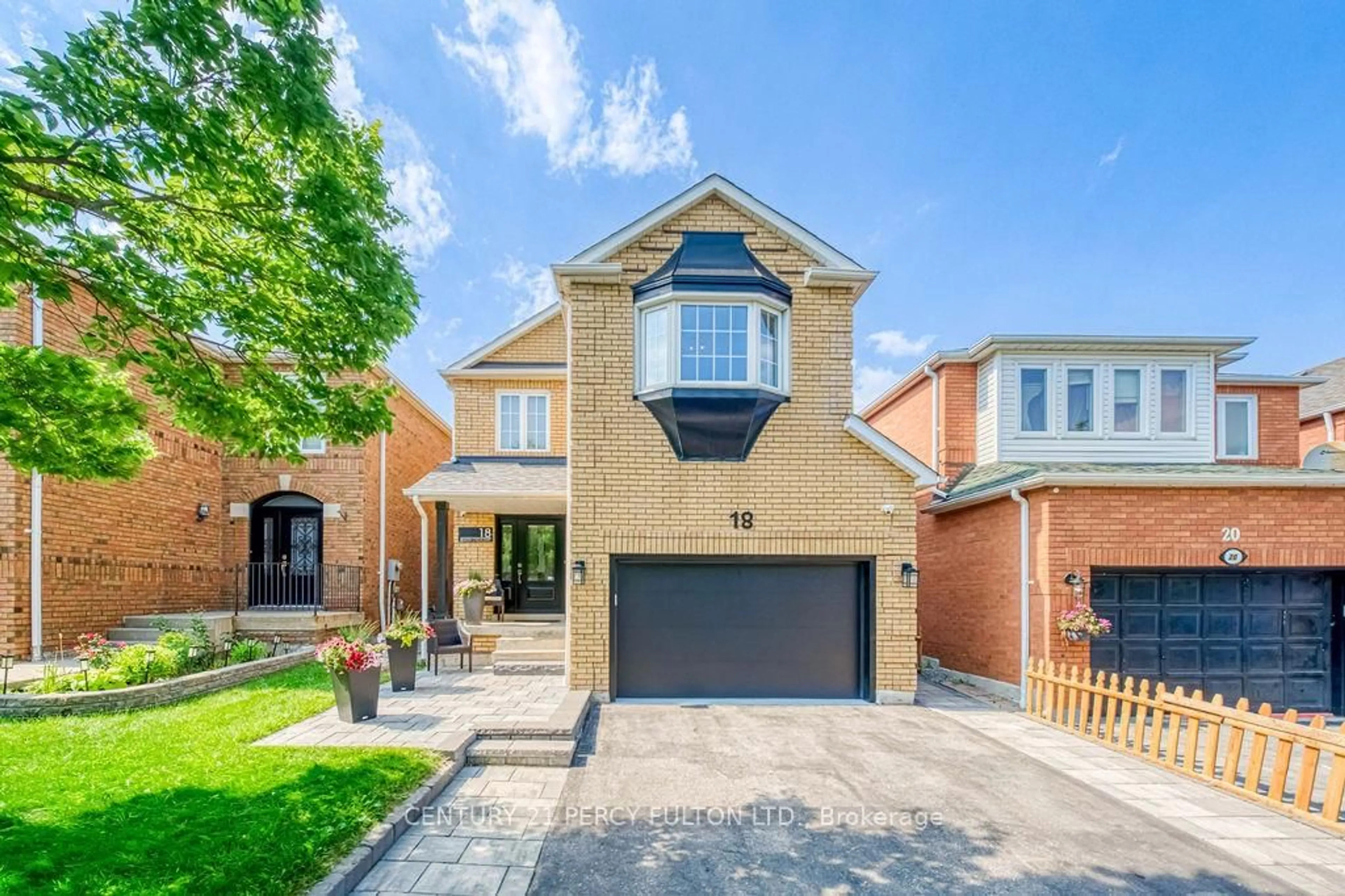 Home with brick exterior material, street for 18 Booth Cres, Ajax Ontario L1Z 1H6