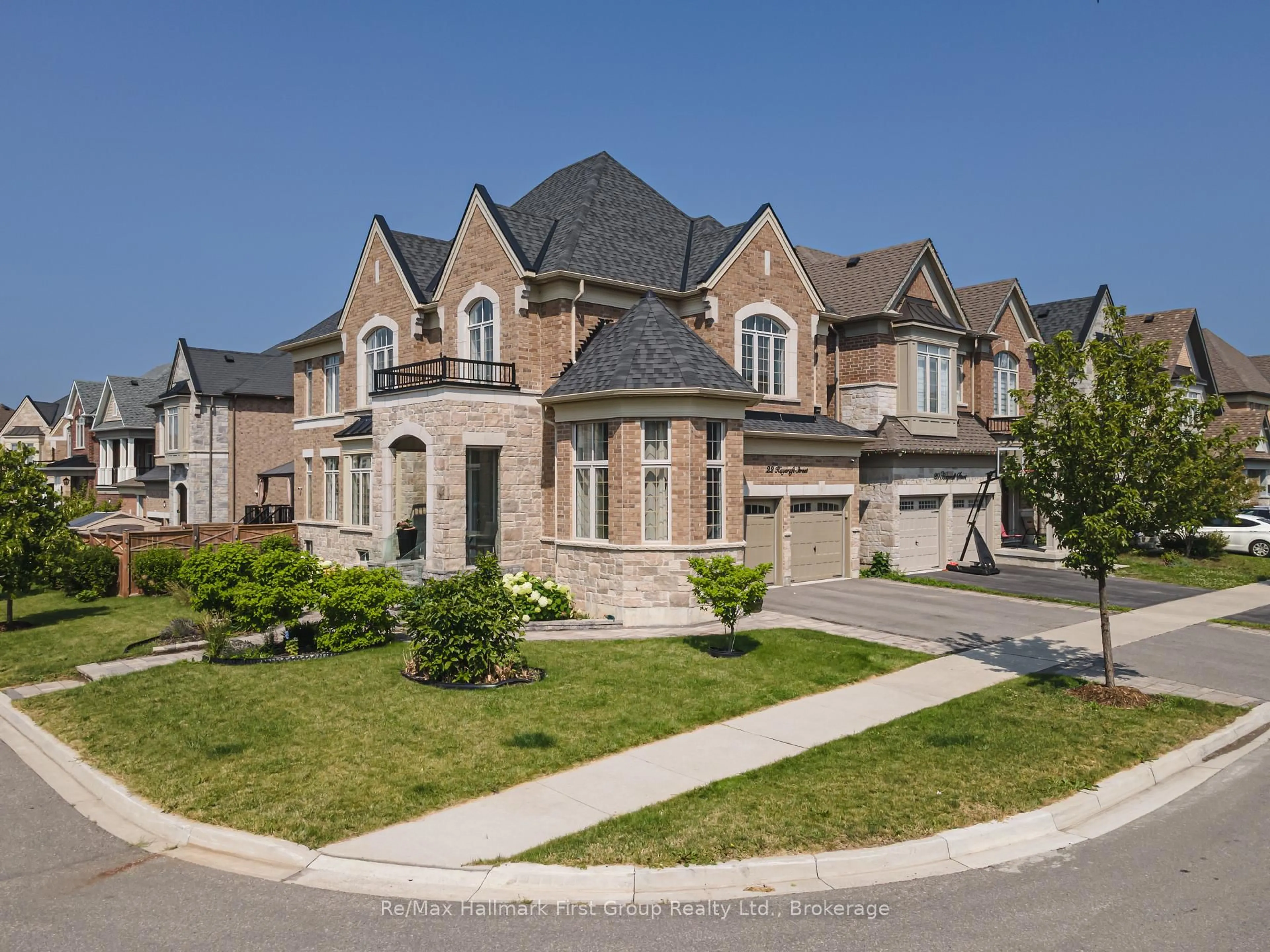 Home with brick exterior material, street for 22 Hayeraft St, Whitby Ontario L1P 0C6