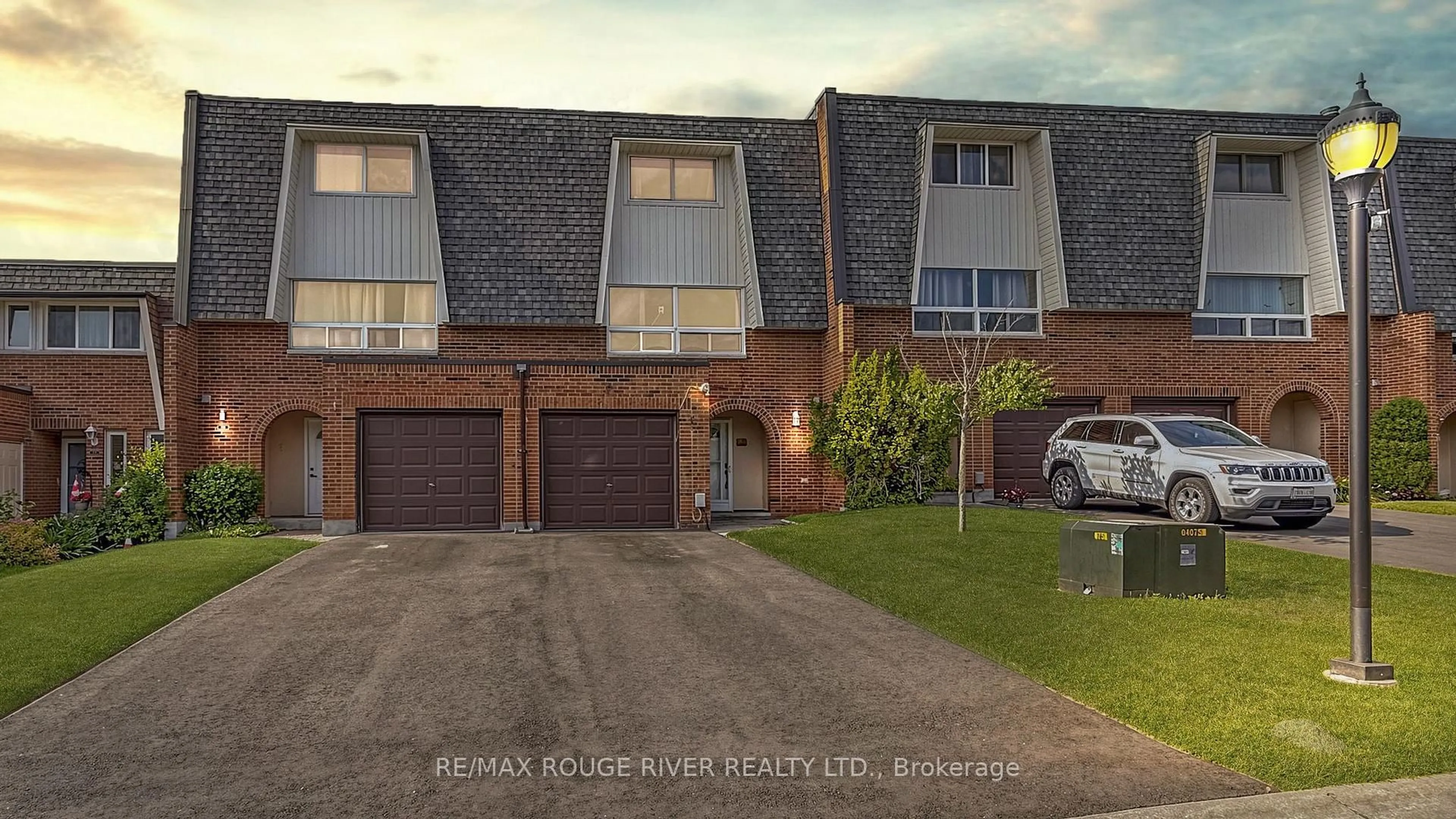 Home with brick exterior material, street for 121 Deacon Lane, Ajax Ontario L1S 2T4