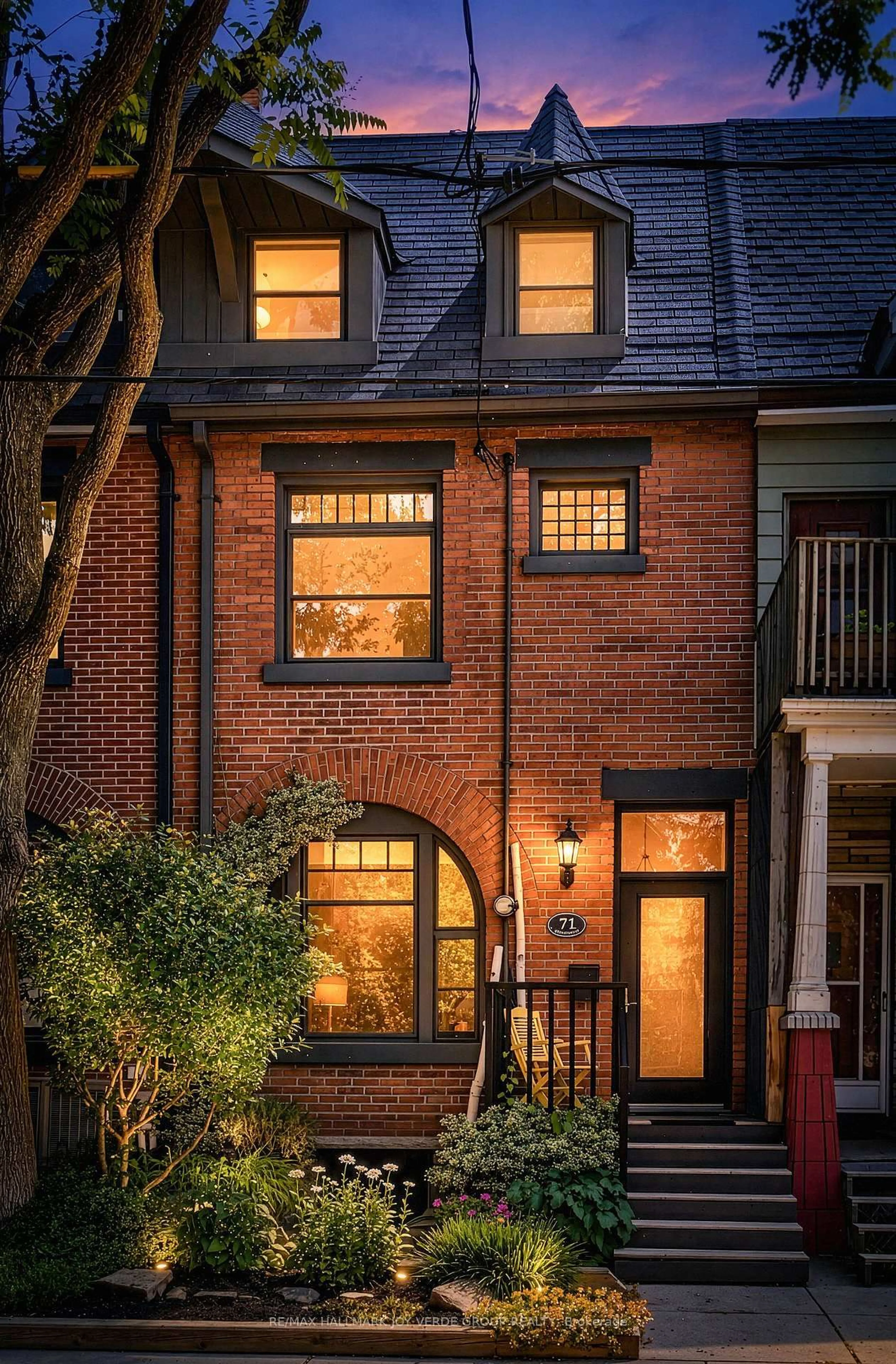 Home with brick exterior material, street for 71 Hamilton St, Toronto Ontario M4M 2C7