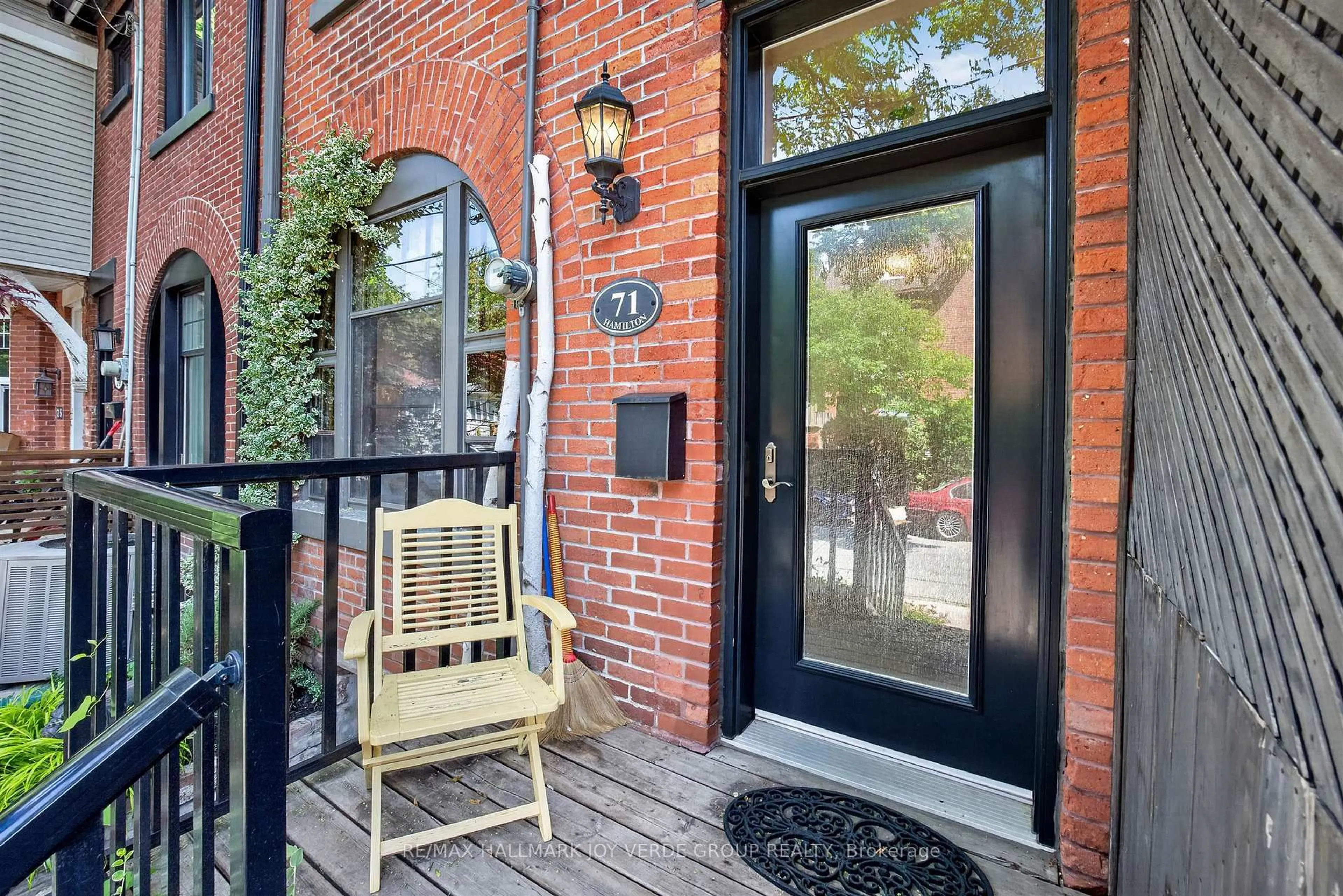 Home with brick exterior material, street for 71 Hamilton St, Toronto Ontario M4M 2C7